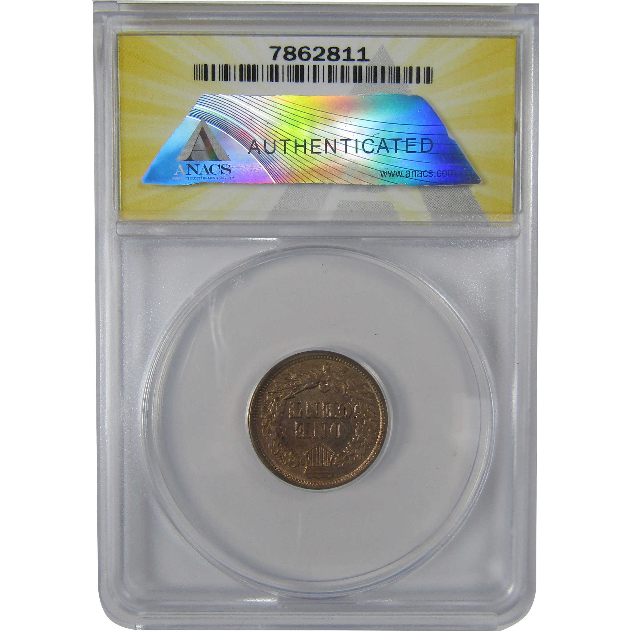 1863 Indian Head Cent MS 60 ANACS Penny Uncirculated SKU:I23638