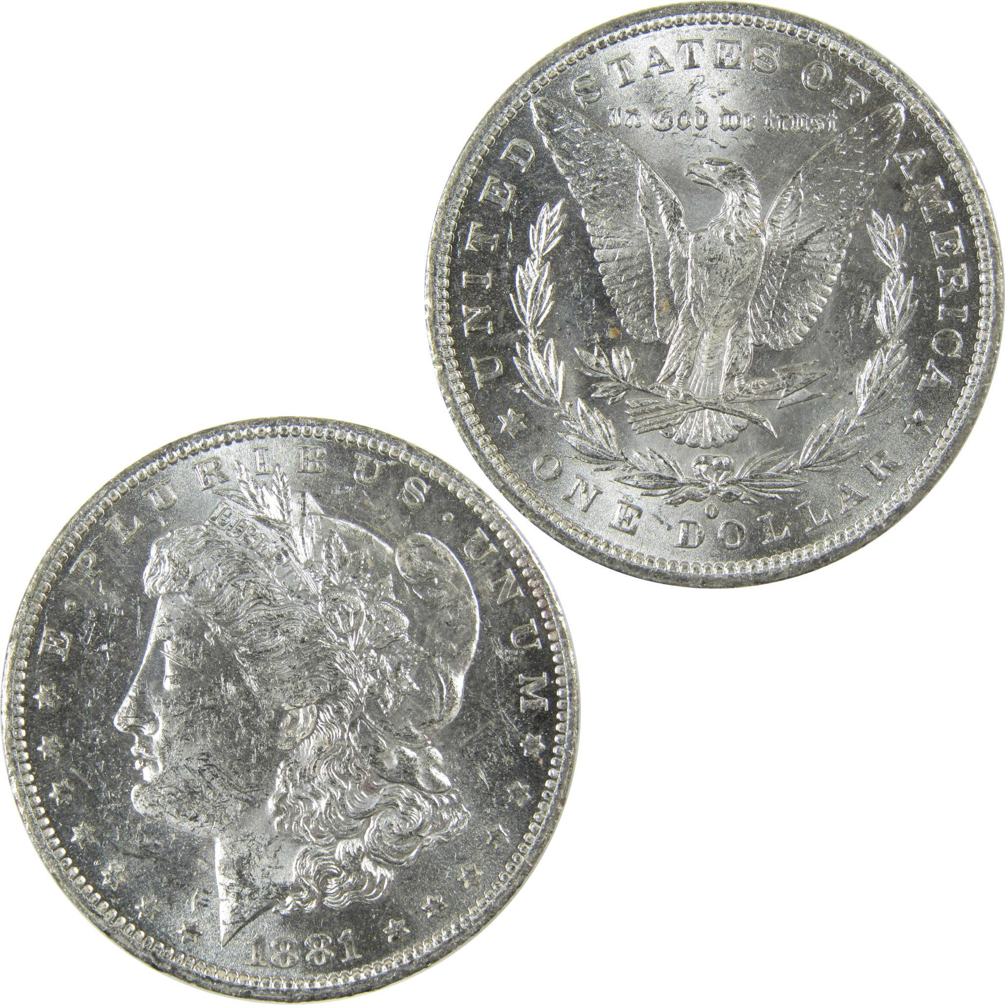 1881 O Morgan Silver Dollar Uncirculated Mint State $1 Coin SKU:I27702 - Morgan coin - Morgan silver dollar - Morgan silver dollar for sale - Profile Coins & Collectibles