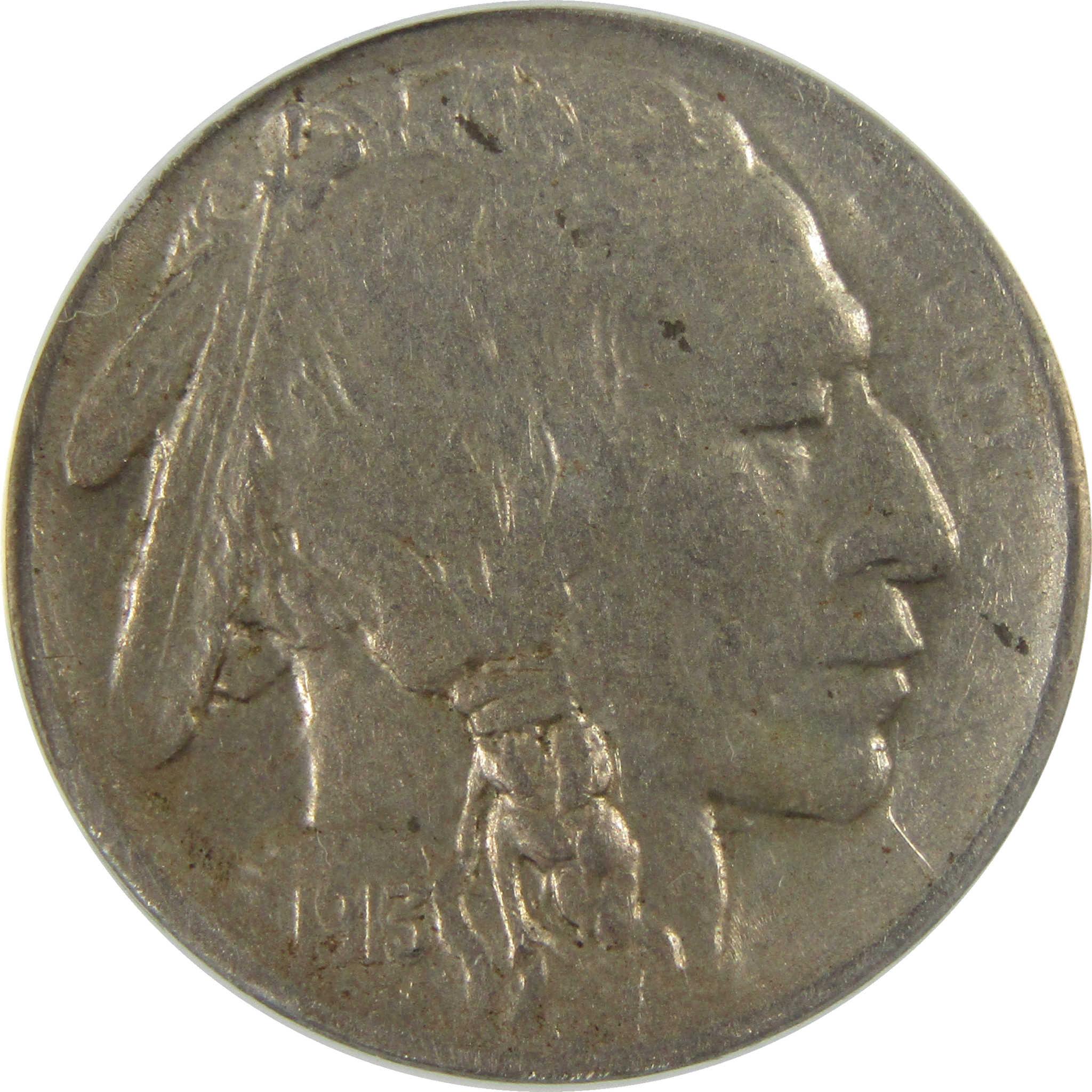 1913 S Type 2 Indian Head Buffalo Nickel EF 45 ANACS 5c CoinSKU:I28069