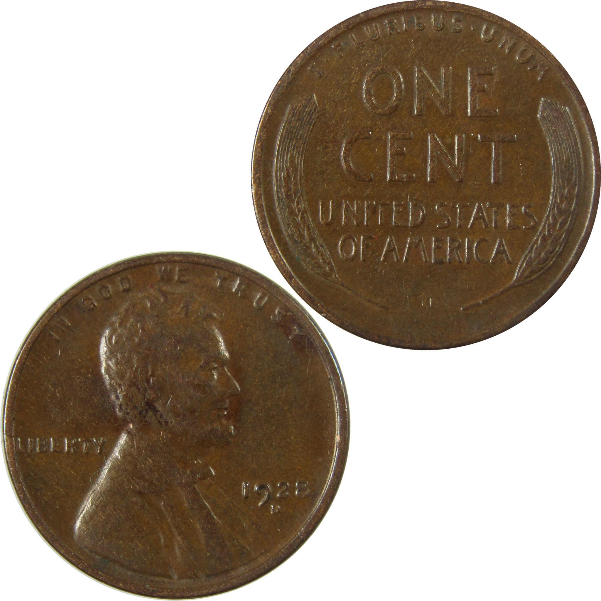 1928 D Lincoln Wheat Cent VF Very Fine Penny 1c Coin SKU:I27580