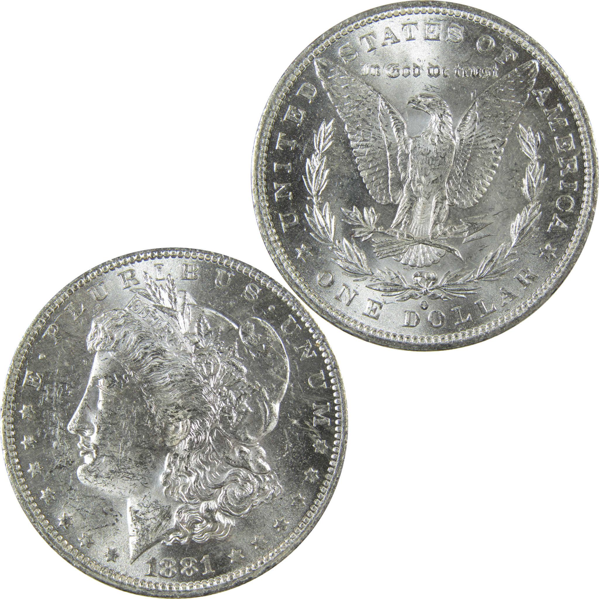1881 O Morgan Silver Dollar Uncirculated Mint State $1 Coin SKU:I27705 - Morgan coin - Morgan silver dollar - Morgan silver dollar for sale - Profile Coins & Collectibles