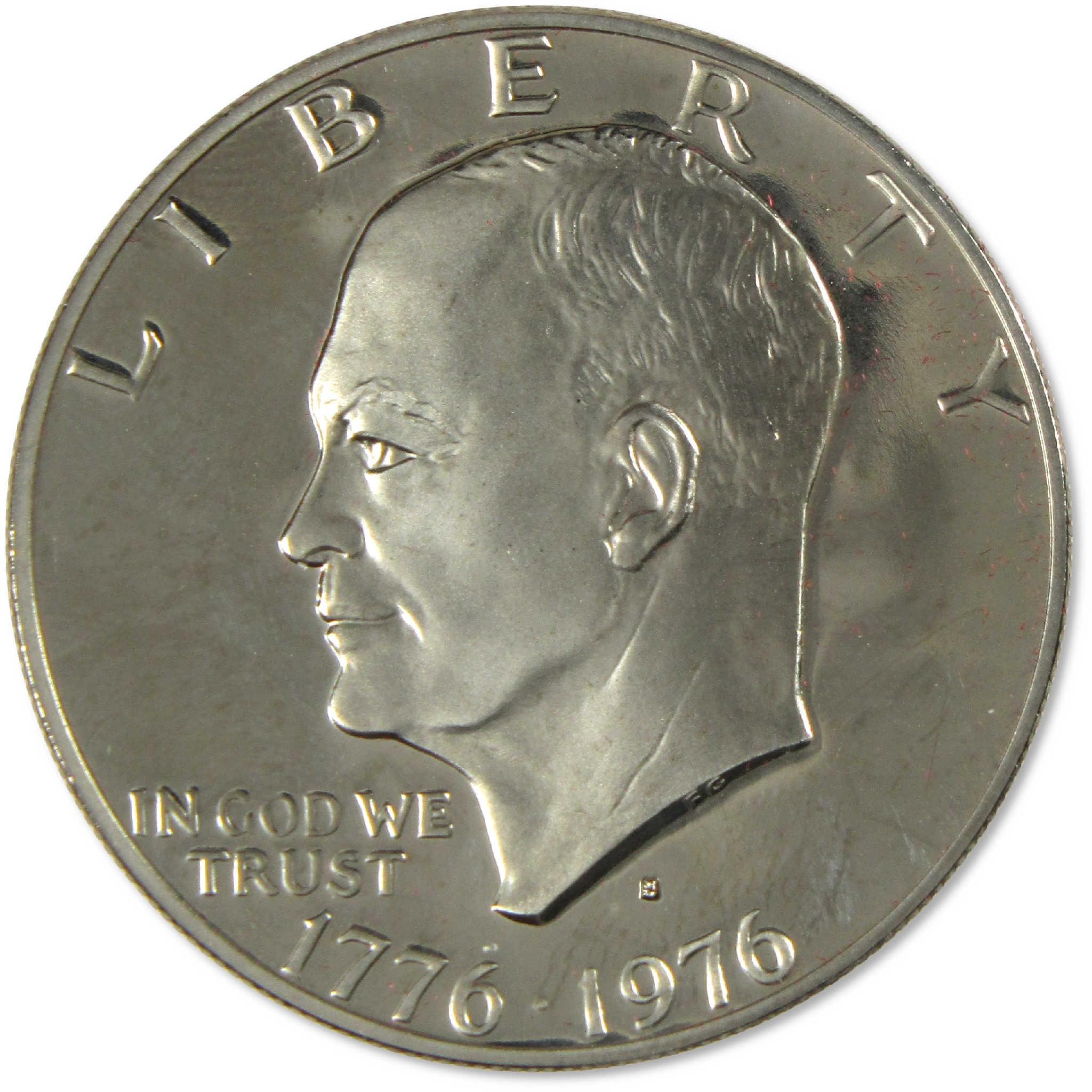 1976 S Type 2 Eisenhower Bicentennial Clad Dollar IKE Proof $1 Coin
