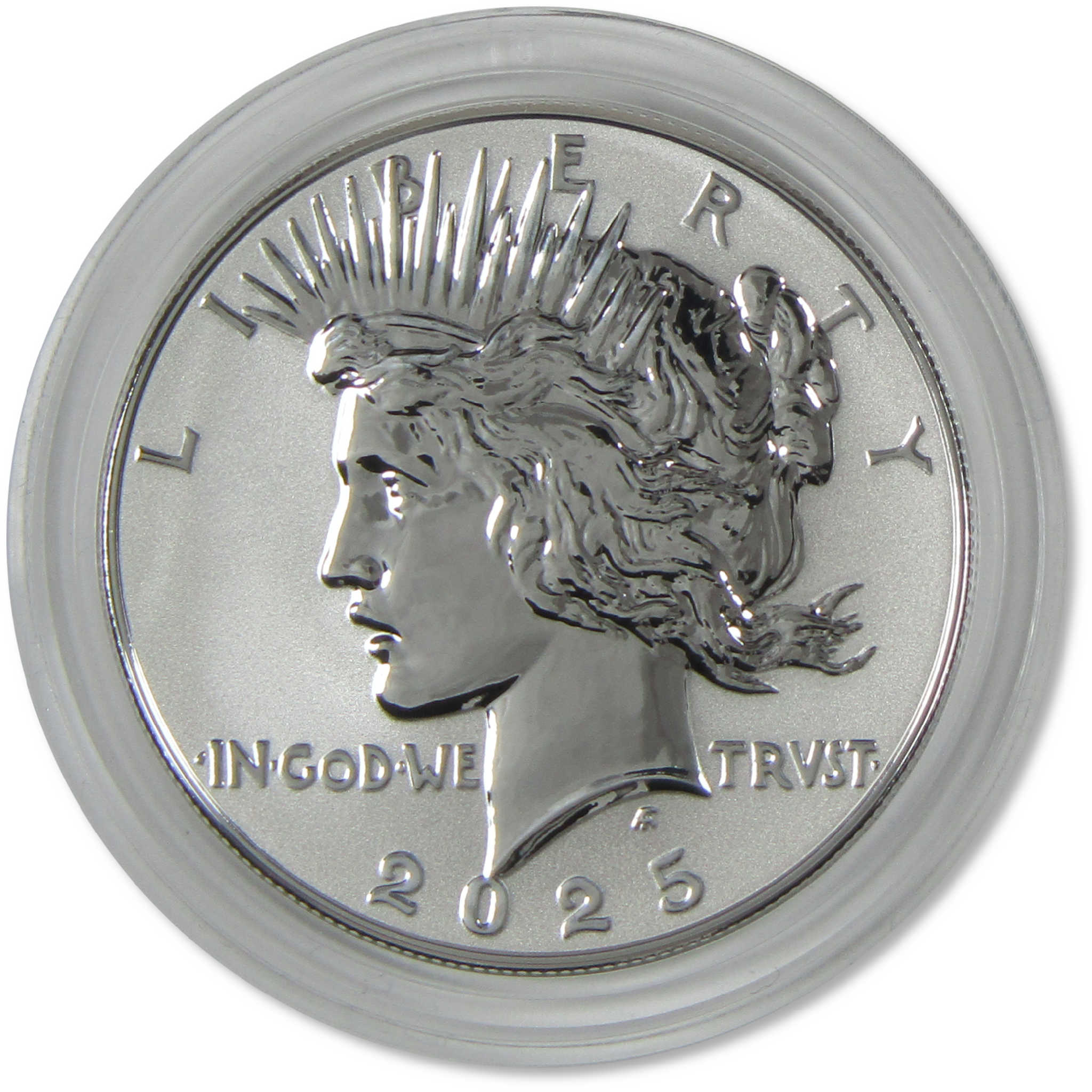 2025 Morgan and Peace Dollar Reverse Proof Two-Coin Set OGP COA