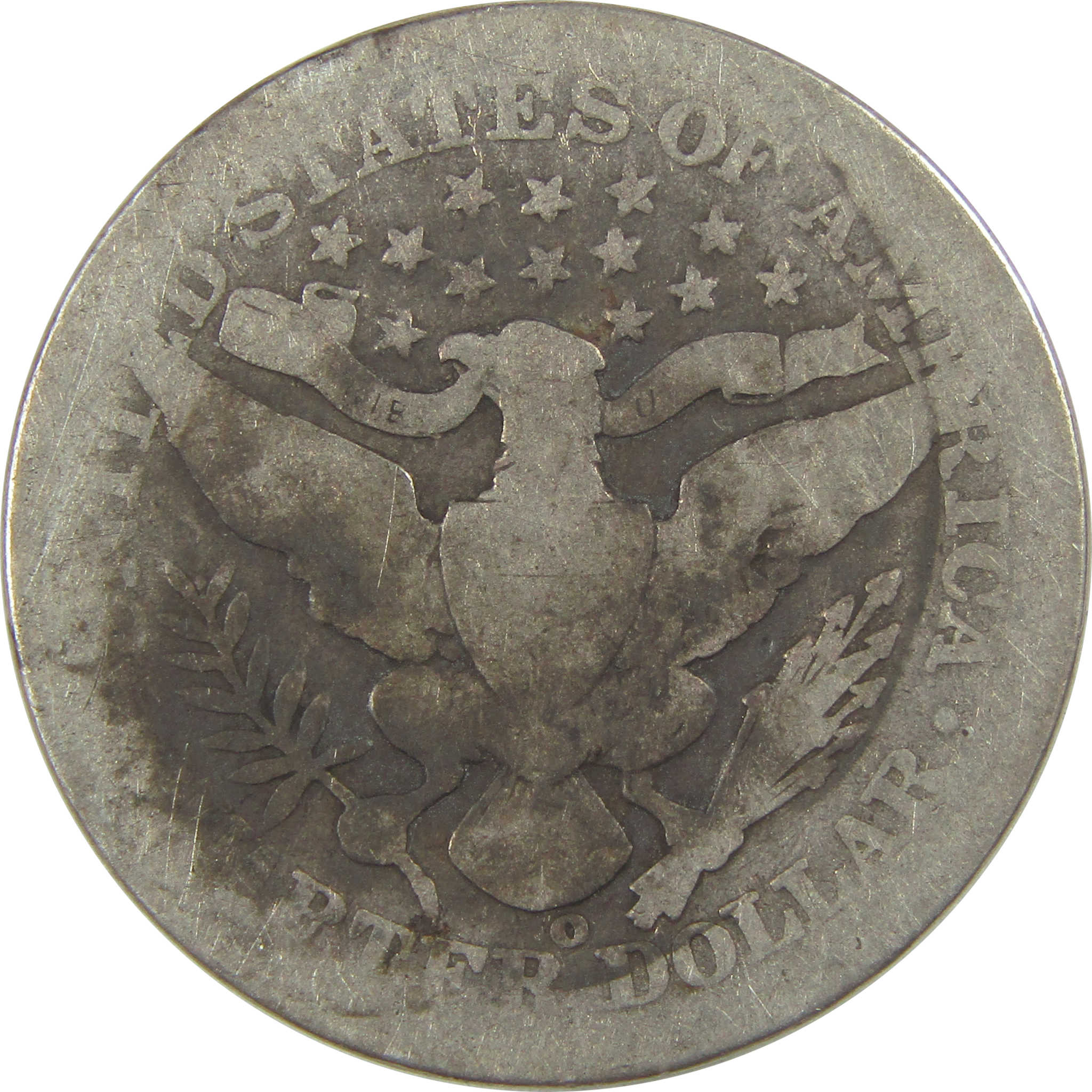 1905 O Barber Quarter AG About Good Silver 25c Coin SKU:I21825