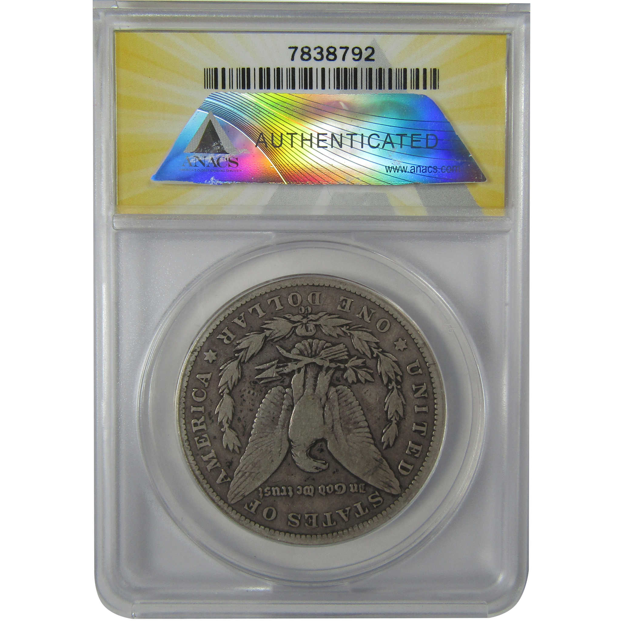 1890 CC Morgan Dollar F 12 ANACS Silver $1 Coin Collectible SKU:I23656 - Morgan coin - Morgan silver dollar - Morgan silver dollar for sale - Profile Coins & Collectibles