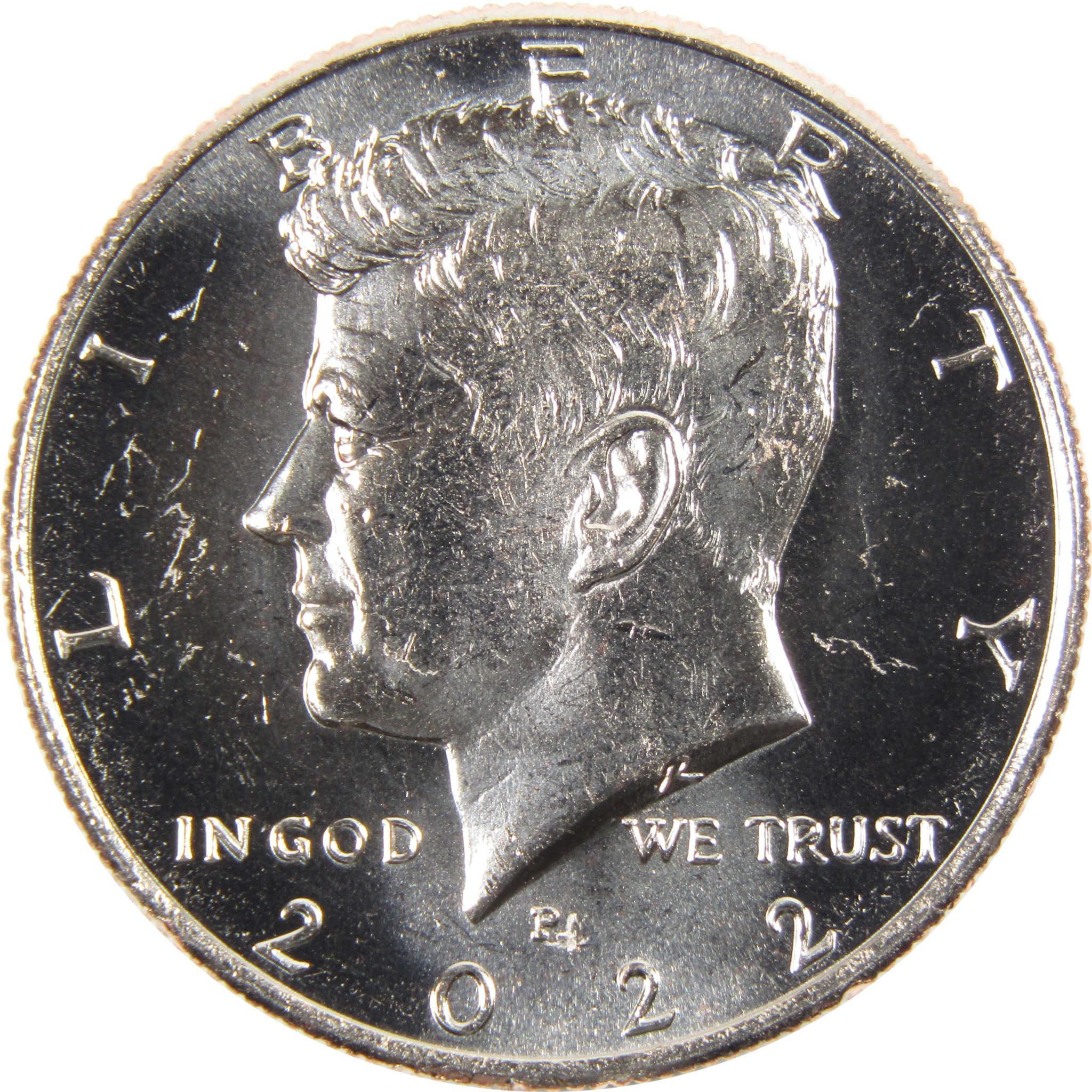 2022 P Kennedy Half Dollar BU Uncirculated Clad 50c Coin