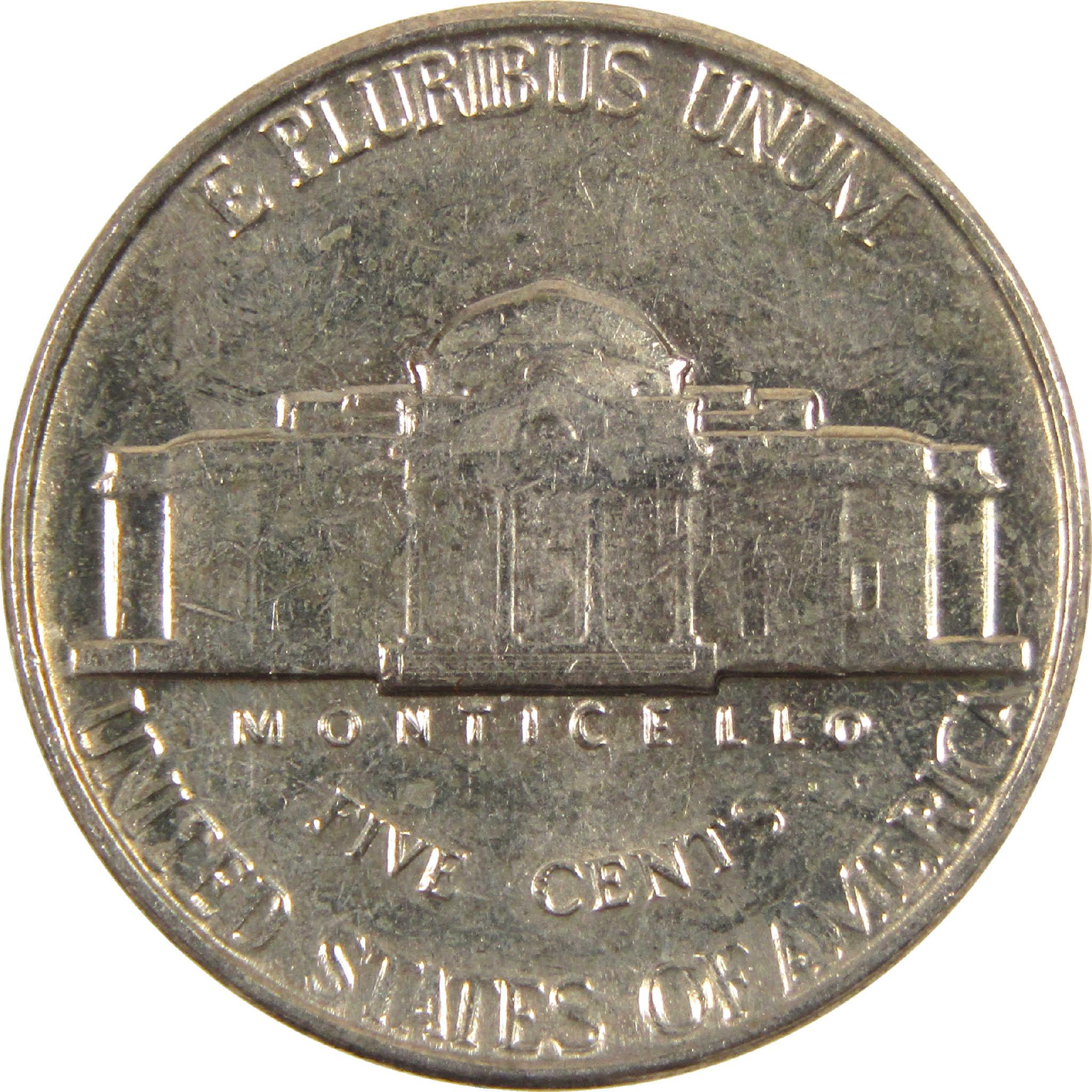 1959 Jefferson Nickel Circulated 5c Coin Collectible