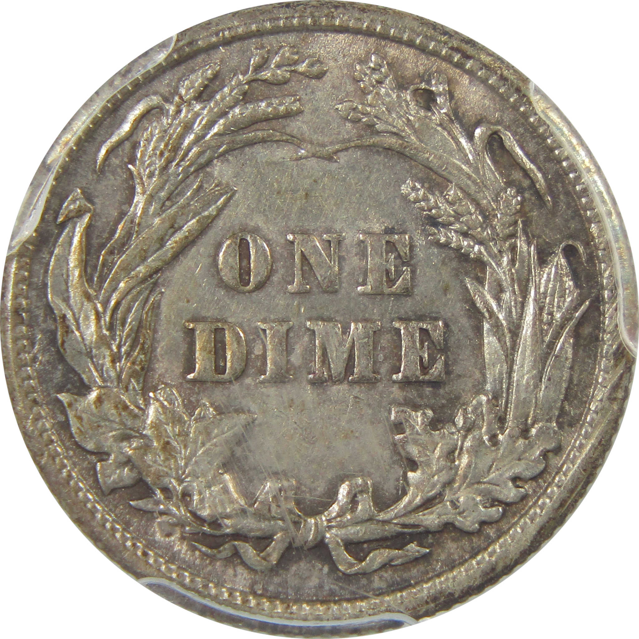 1914 Barber Dime AU 53 PCGS Silver 10c Coin SKU:I21523