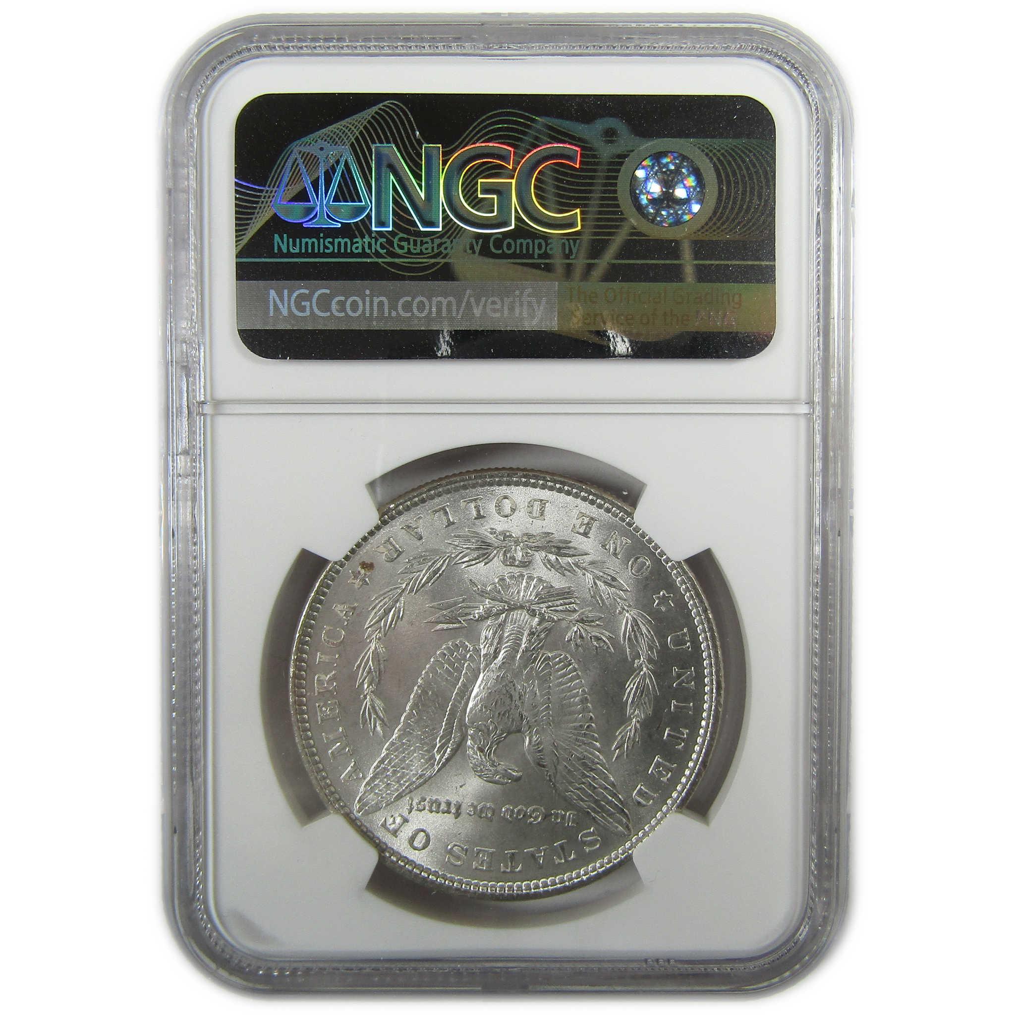 1887 Morgan Silver Dollar MS 64 NGC Toned Obverse SKU:I27542