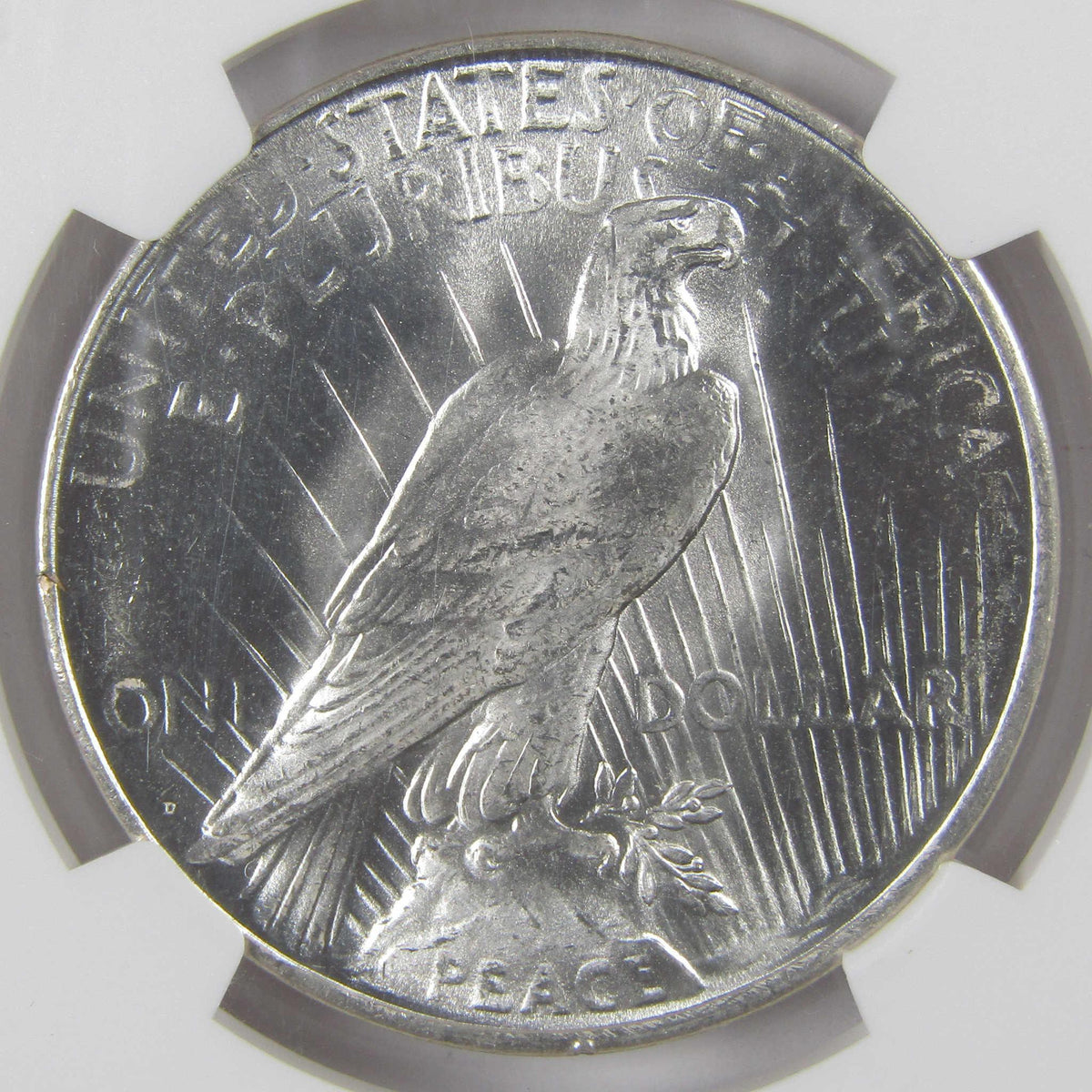 1922 D Peace Silver Dollar MS 66 NGC Uncirculated $1 Coin Collectible