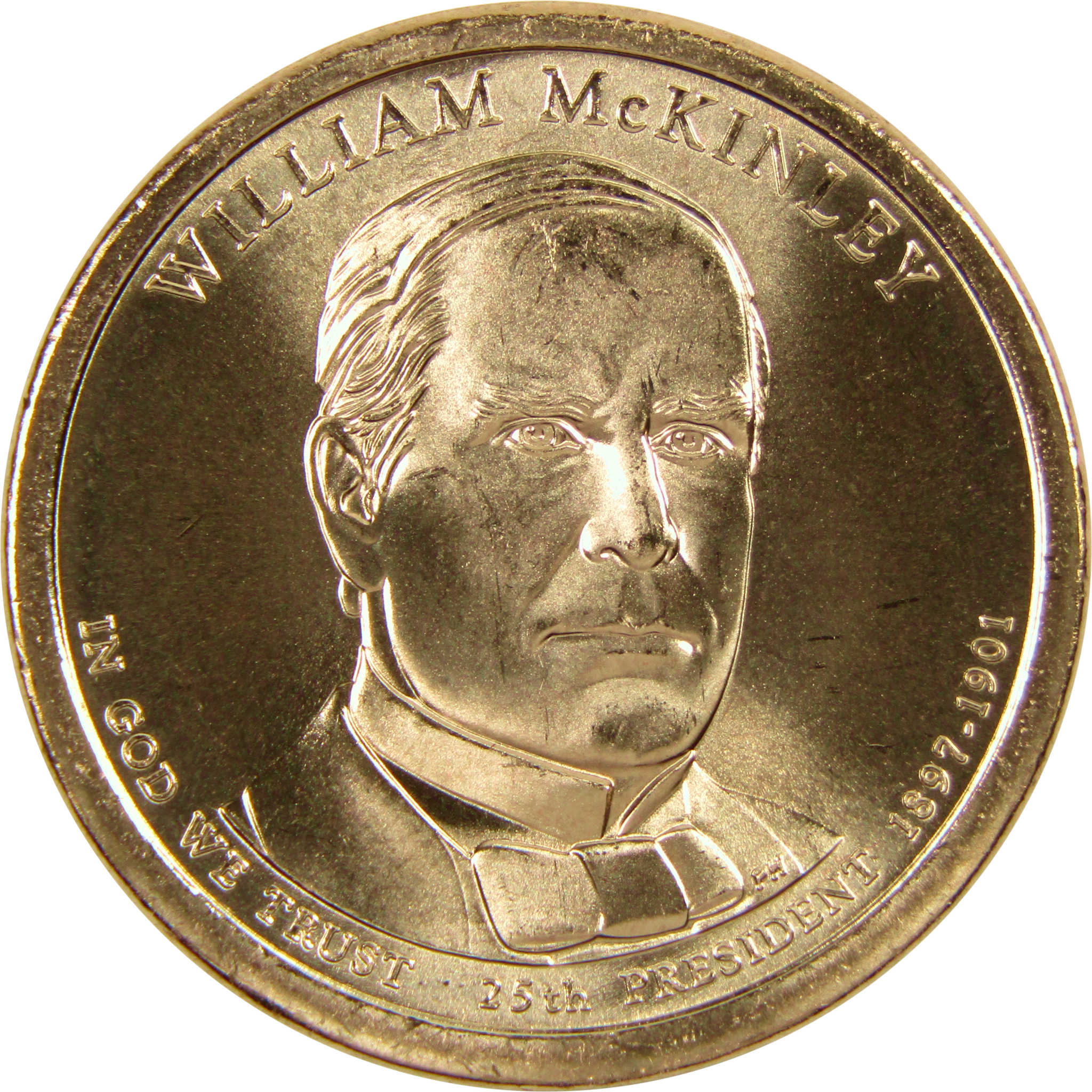 2013 P William McKinley Presidential Dollar BU Uncirculated $1 Coin