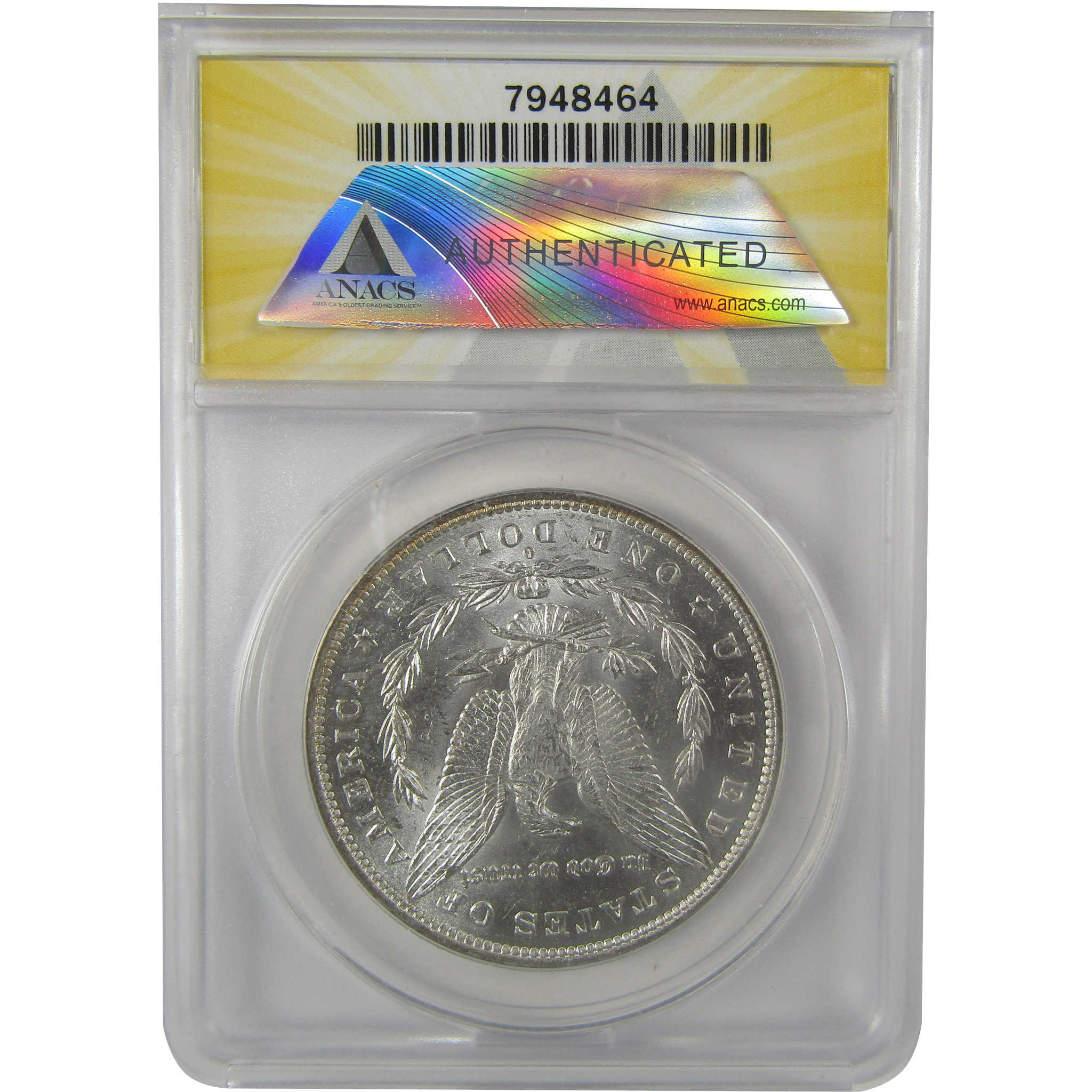 1882 O/S VAM-4 Recessed Top 100 Morgan Dollar MS 62 ANACS SKU:I21958 - Morgan coin - Morgan silver dollar - Morgan silver dollar for sale - Profile Coins & Collectibles