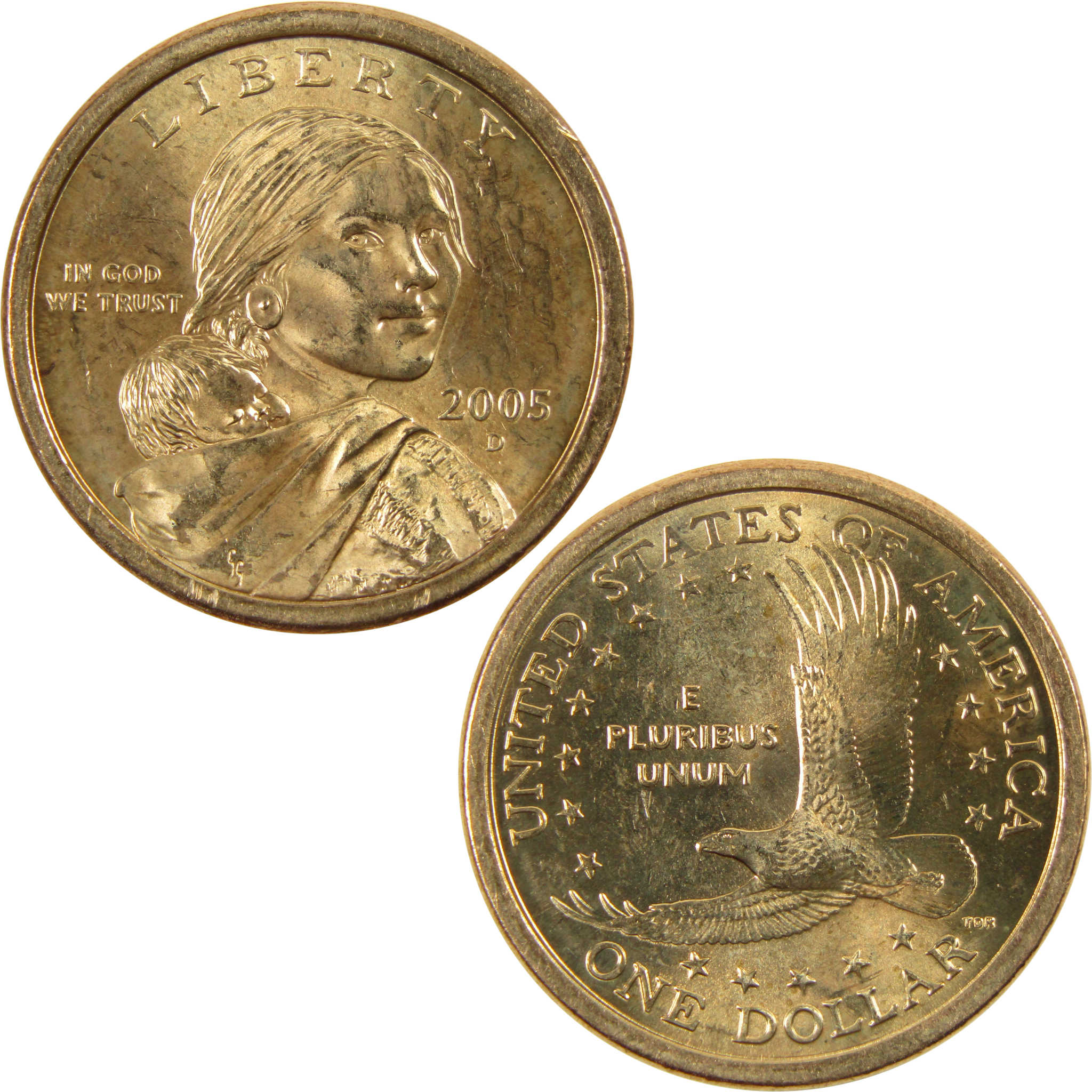 2005 D Sacagawea Native American Dollar BU Uncirculated $1 Coin