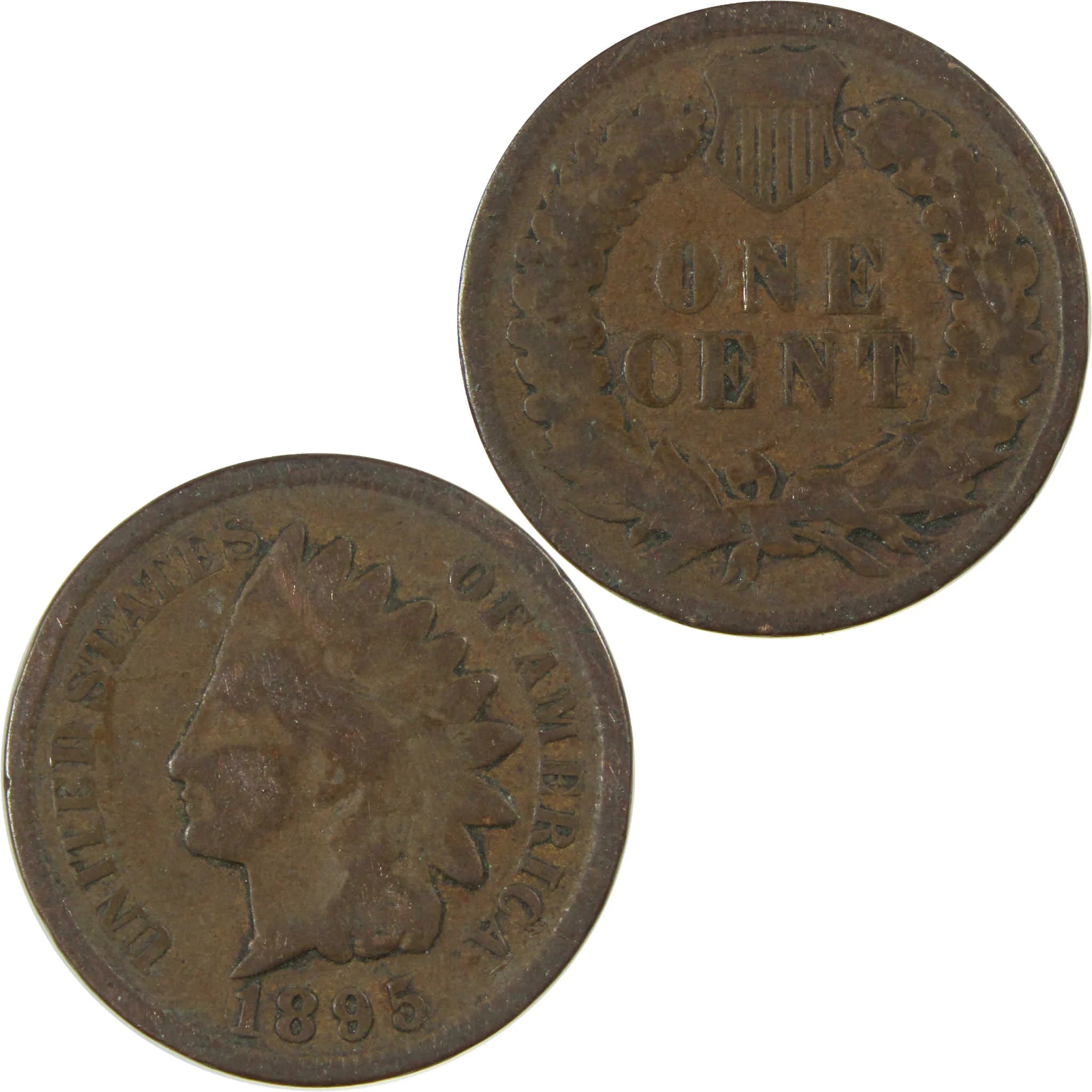 1895 Indian Head Cent G Good Penny 1c Coin SKU:I27046