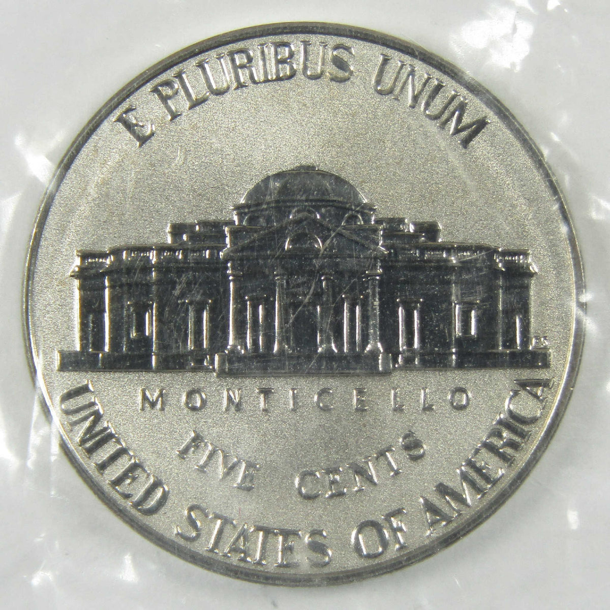 2020 W Jefferson Nickel Reverse Proof 5c Coin Special Edition