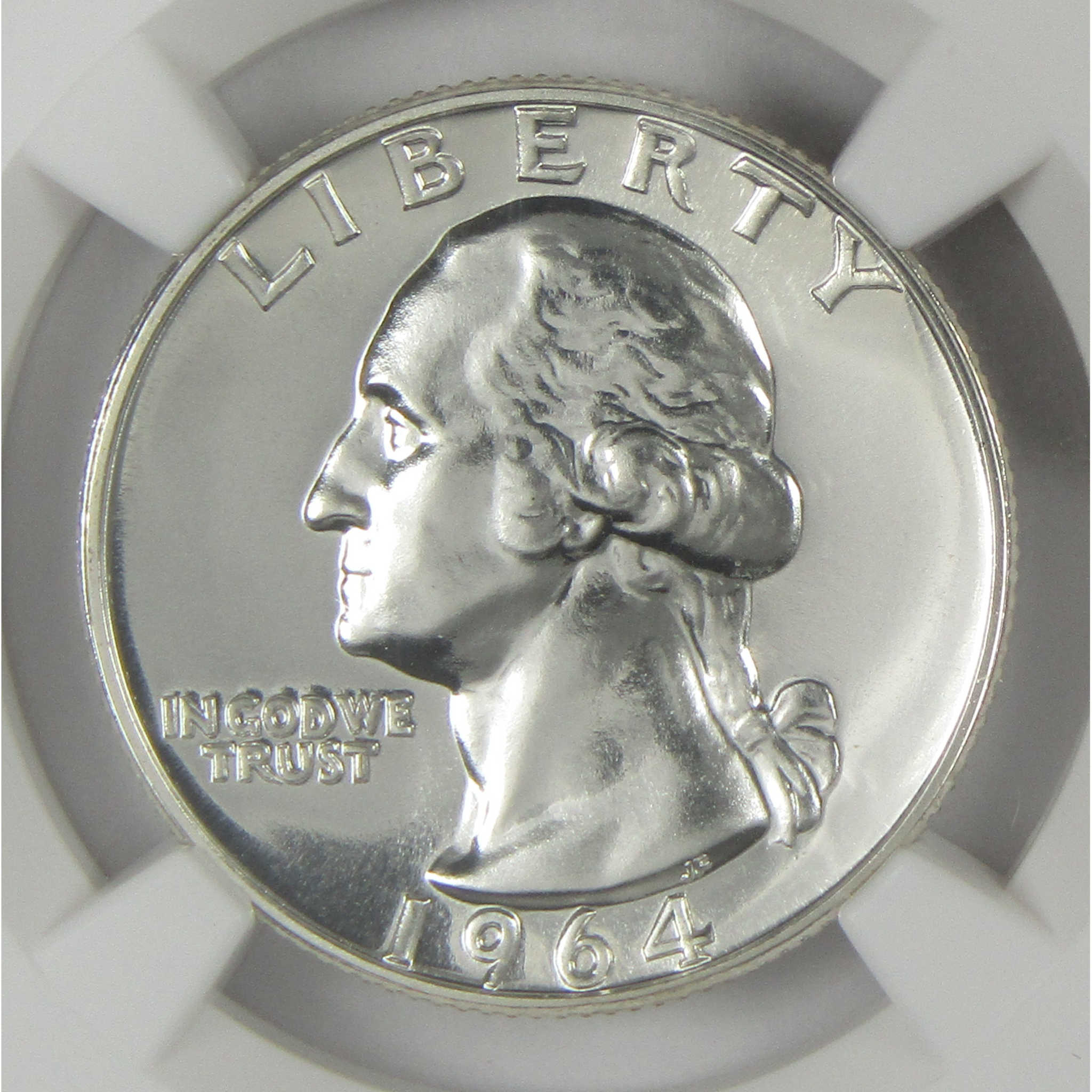 1964 Washington Silver Quarter PF 69 NGC Proof 25c Coin SKU:I27500