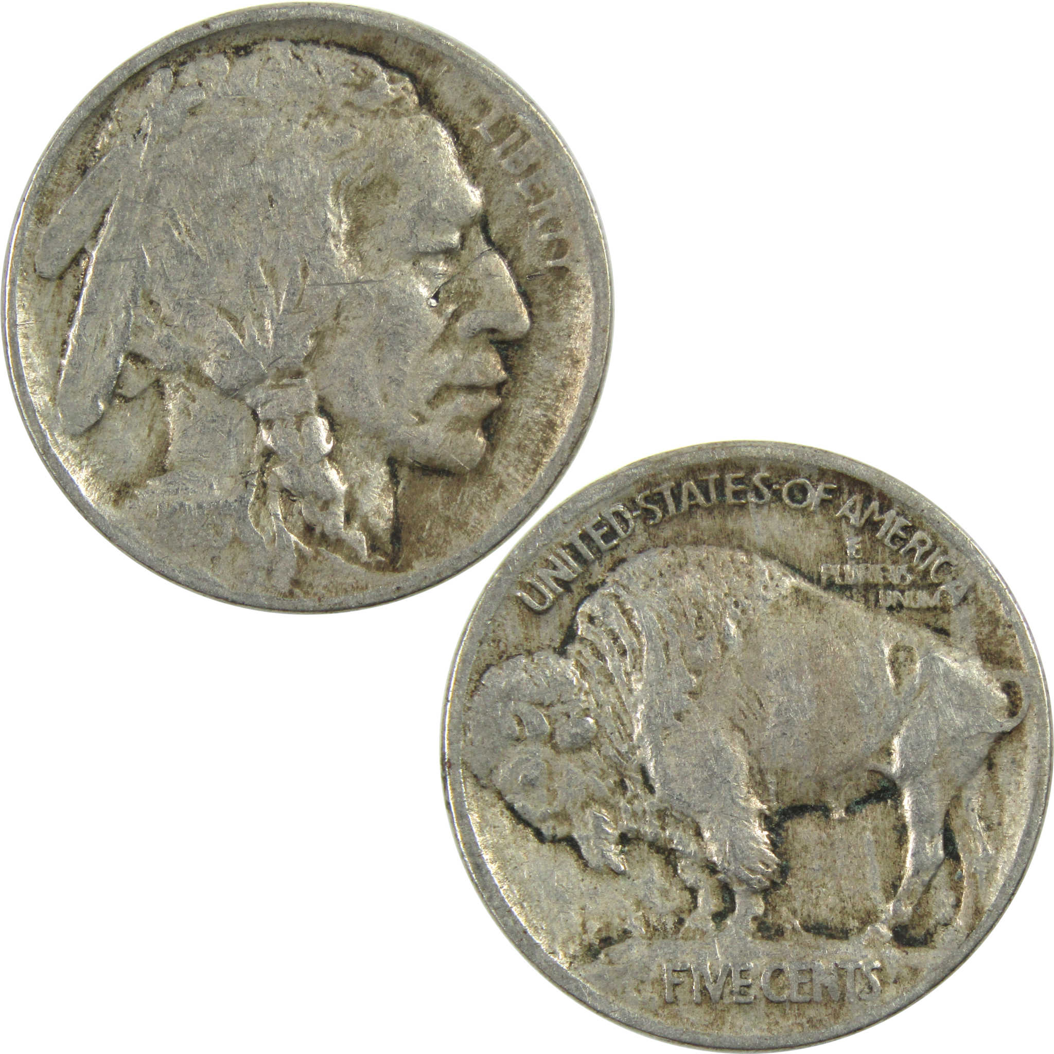 1913 Type 1 Indian Head Buffalo Nickel AG About Good SKU:I12974