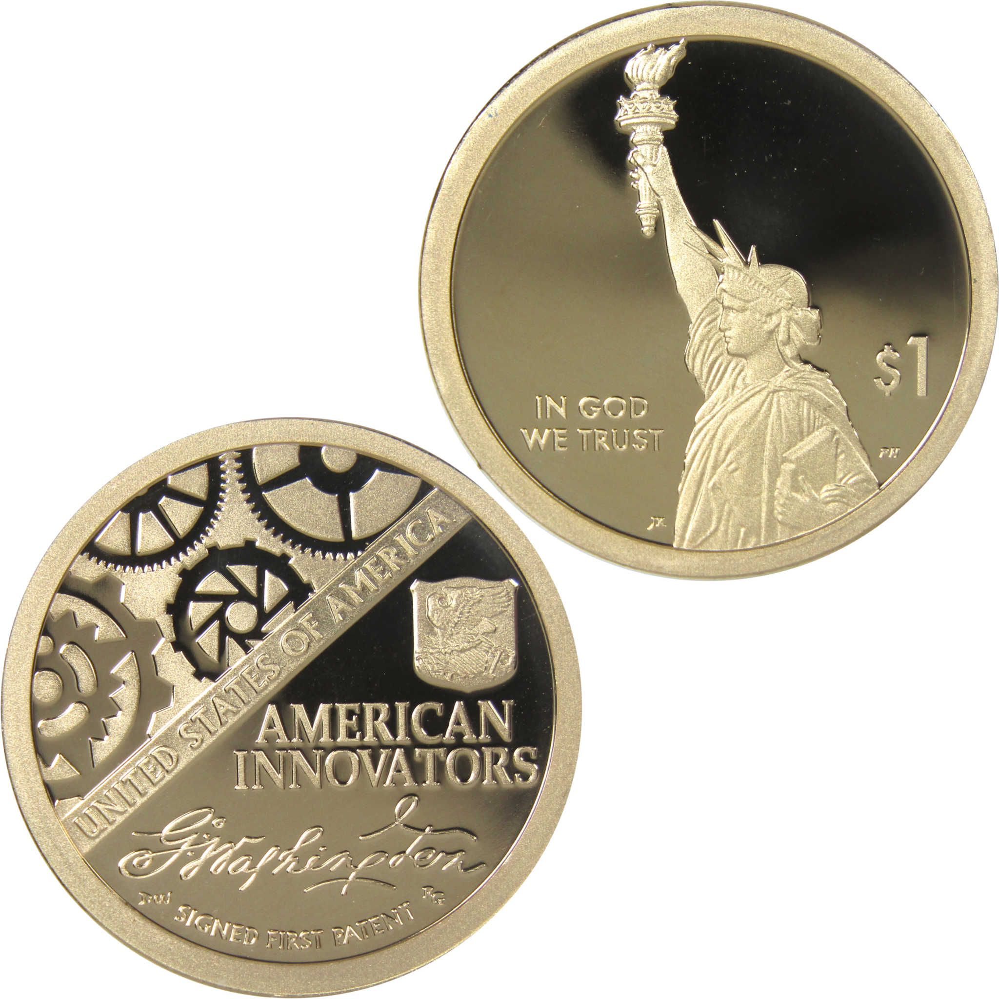 2018 S American Innovation Dollar Choice Proof $1 Coin