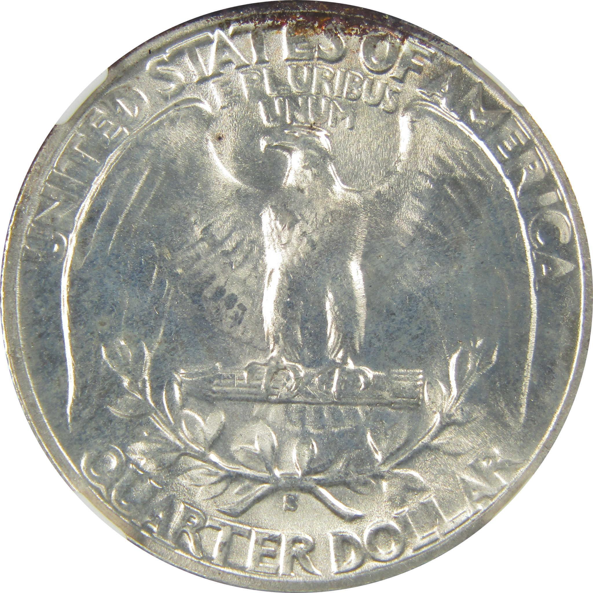 1943 S Washington Quarter MS 66 NGC Silver Bag Fragment SKU:I20494