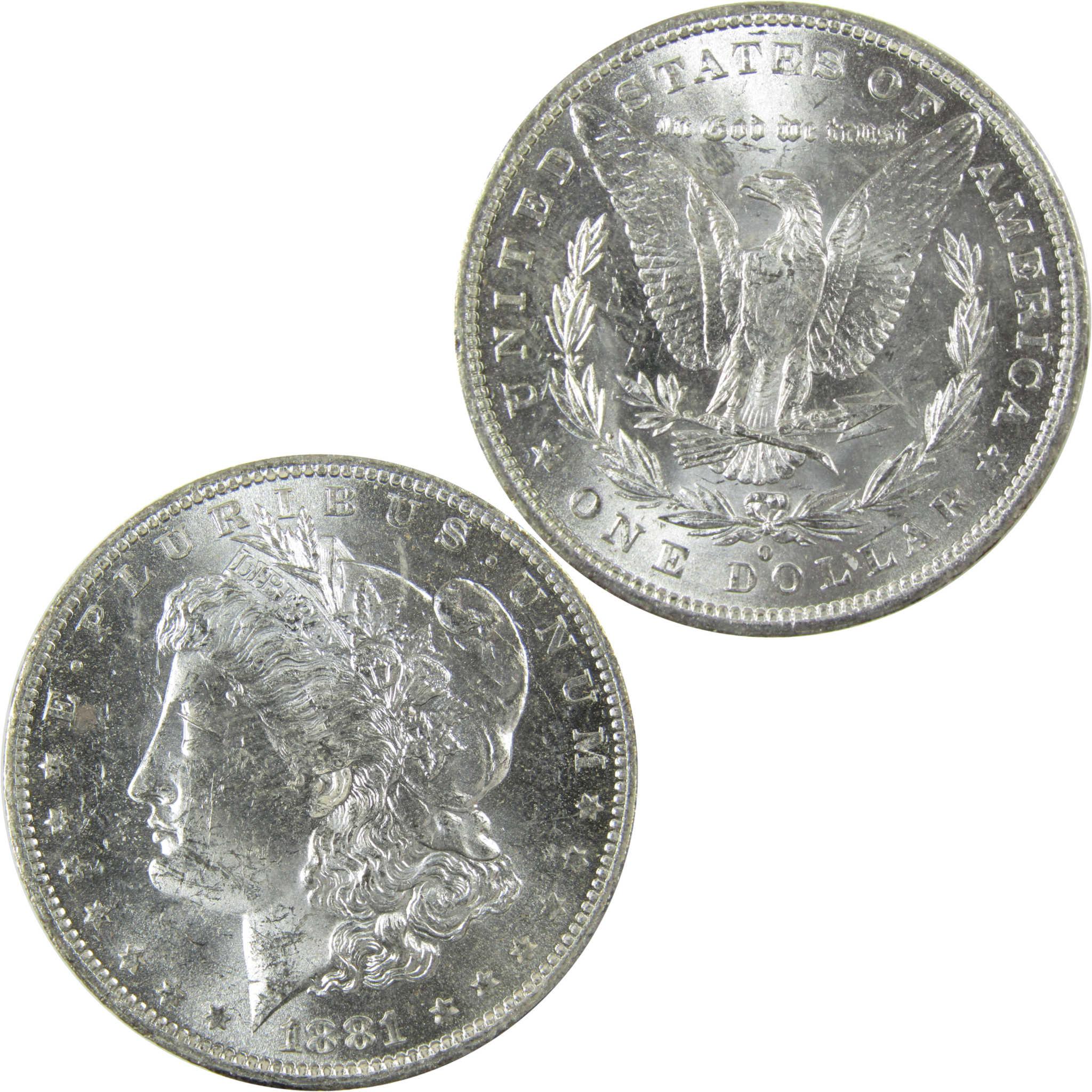 1881 O Morgan Silver Dollar Uncirculated Mint State $1 Coin SKU:I27691 - Morgan coin - Morgan silver dollar - Morgan silver dollar for sale - Profile Coins & Collectibles