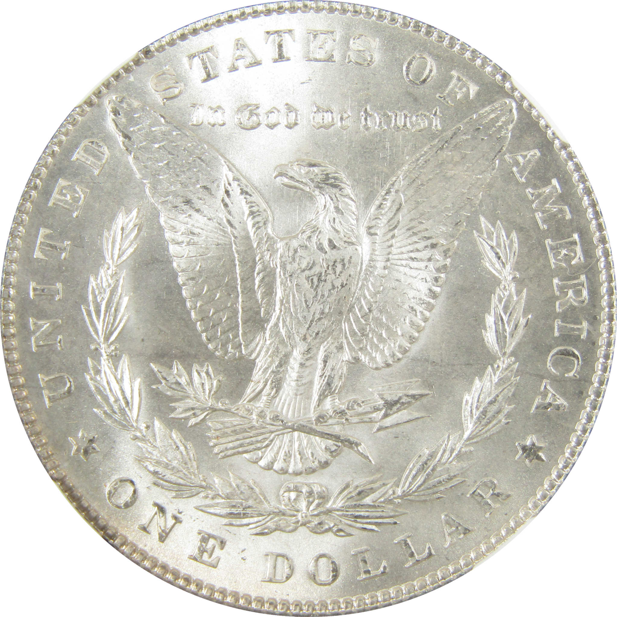 1897 Morgan Silver Dollar MS 64 NGC Uncirculated $1 Coin SKU:I27895