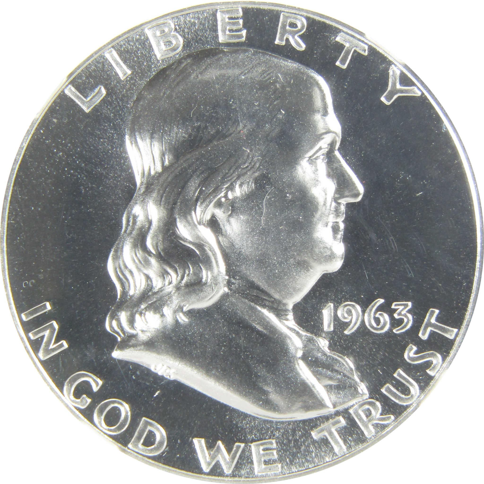1963 Franklin Silver Half Dollar PF 69 NGC Proof 50c Coin SKU:I27423
