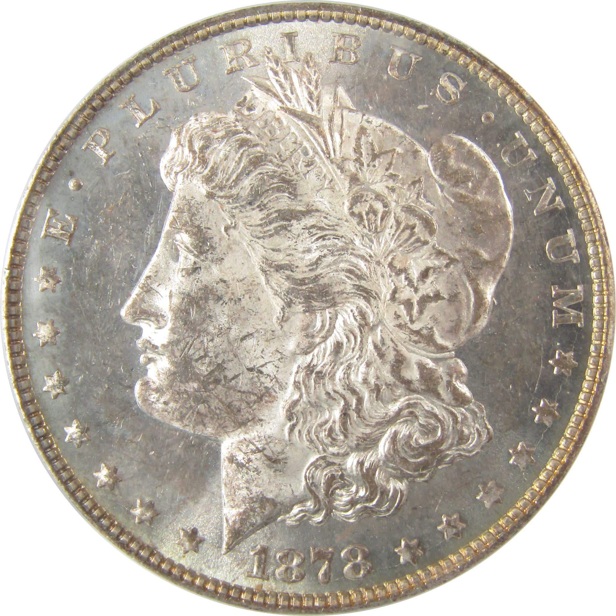 1878 8TF Morgan Dollar MS 62 ICG Silver Uncirculated SKU:I19792 - Morgan coin - Morgan silver dollar - Morgan silver dollar for sale - Profile Coins & Collectibles