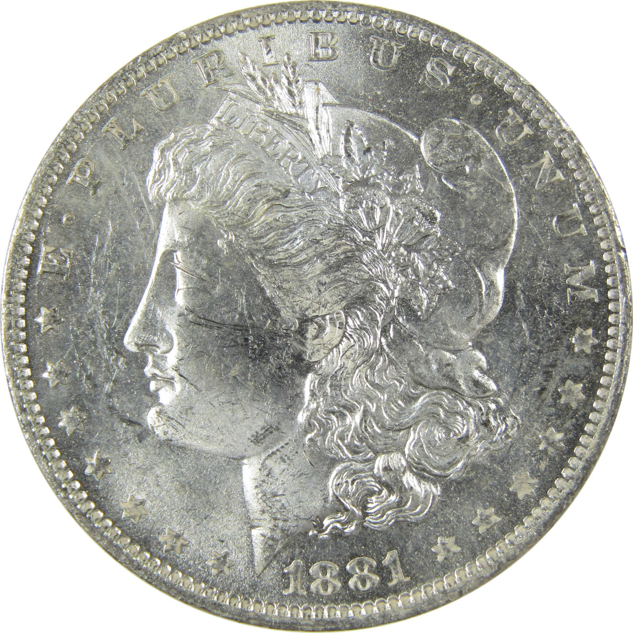 1881 O Morgan Silver Dollar Uncirculated Mint State $1 Coin SKU:I27713 - Morgan coin - Morgan silver dollar - Morgan silver dollar for sale - Profile Coins & Collectibles