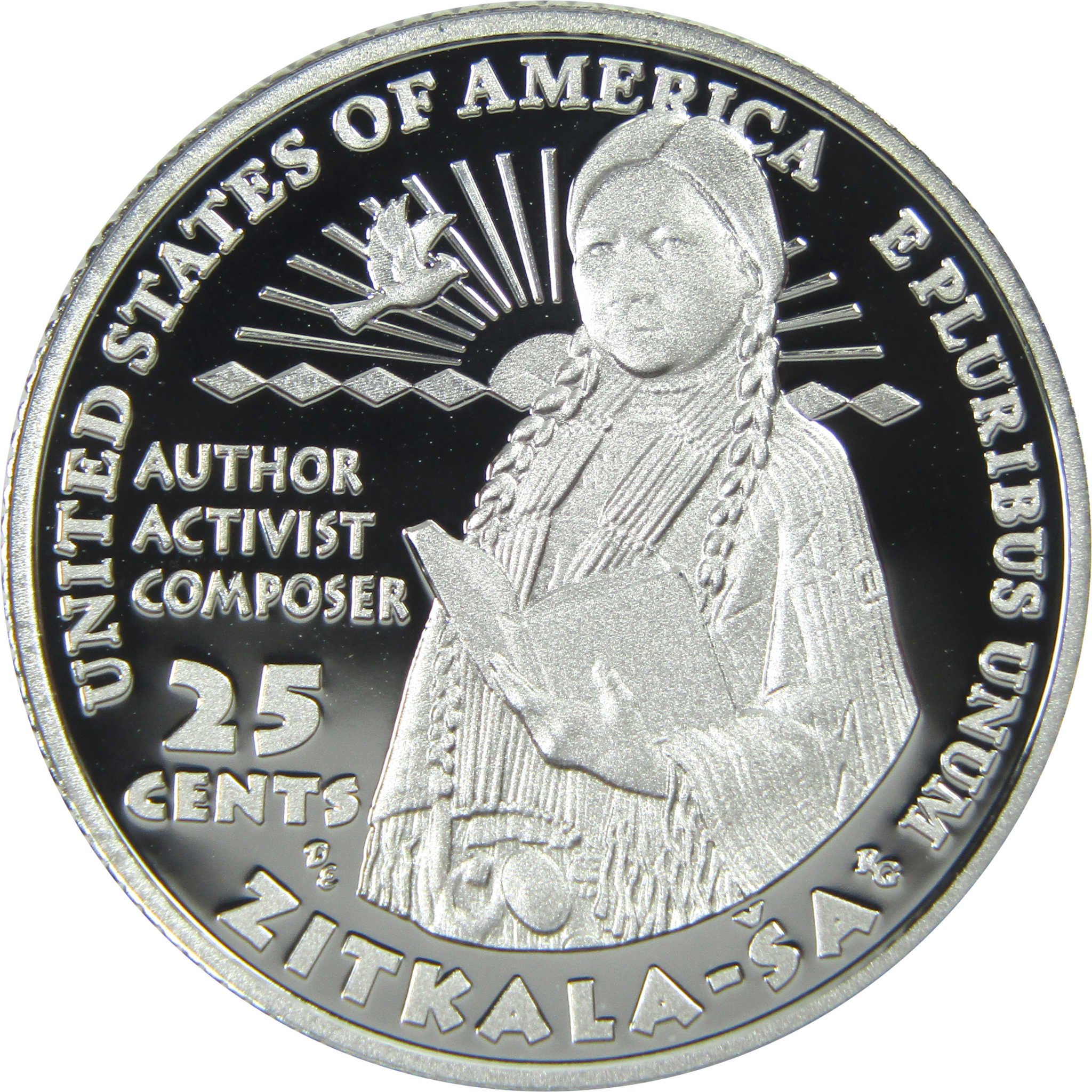 2024 S Zitkala-Sa American Women Quarter .999 Silver 25c Proof Coin
