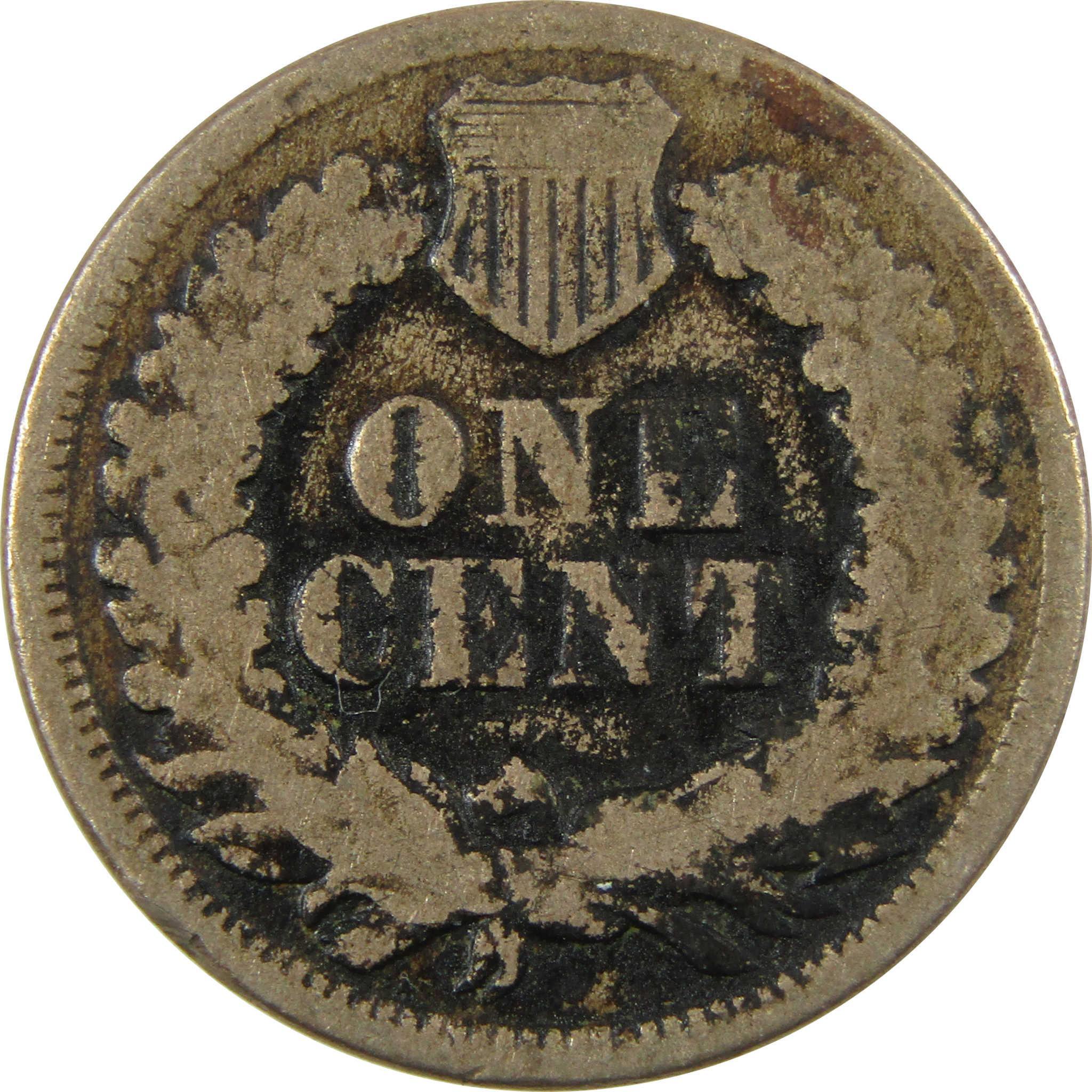 1864 Indian Head Copper-Nickel Cent G Good Penny 1c Coin SKU:CP1121