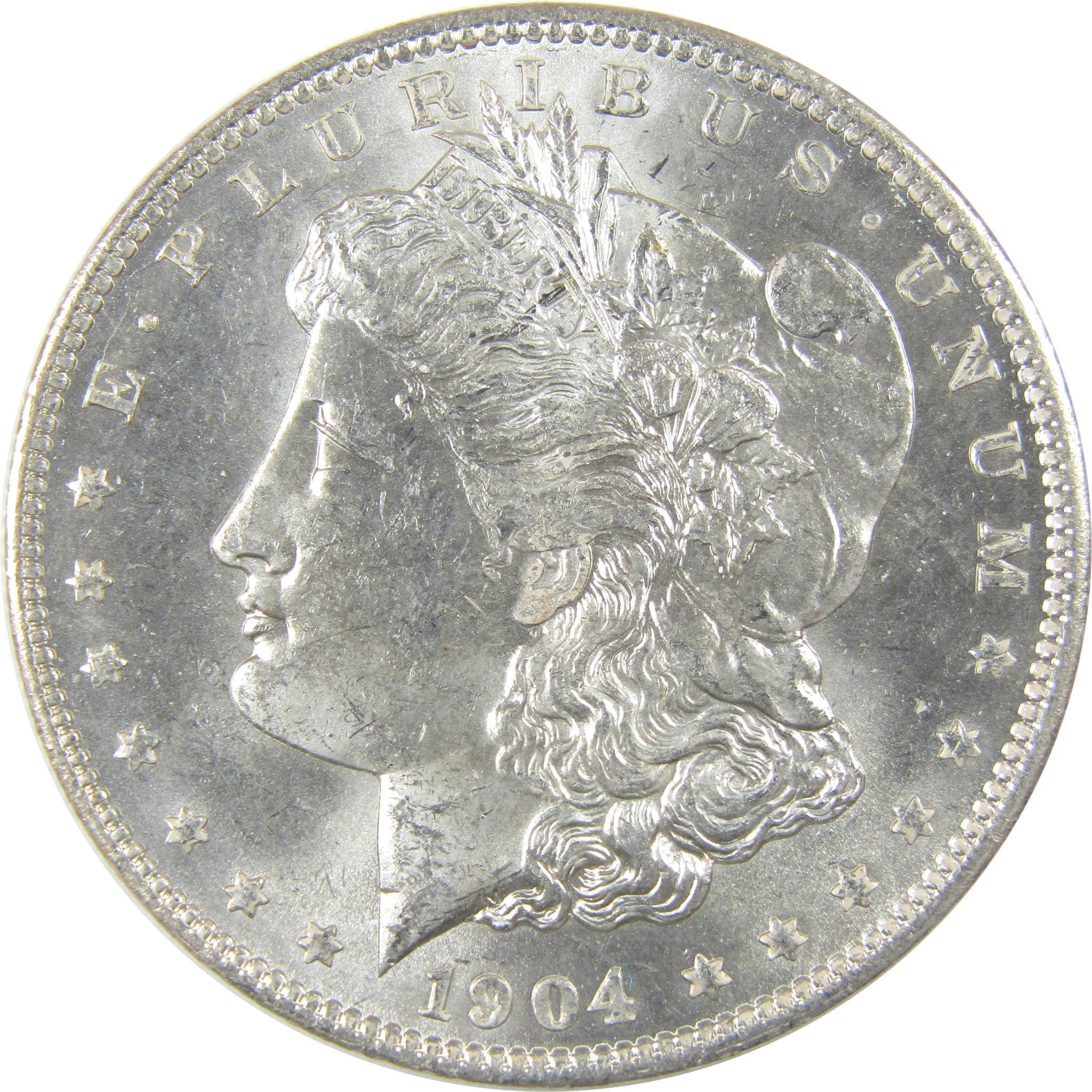 1904 O Morgan Silver Dollar Uncirculated Mint State $1 Coin SKU:I24711 - Morgan coin - Morgan silver dollar - Morgan silver dollar for sale - Profile Coins & Collectibles