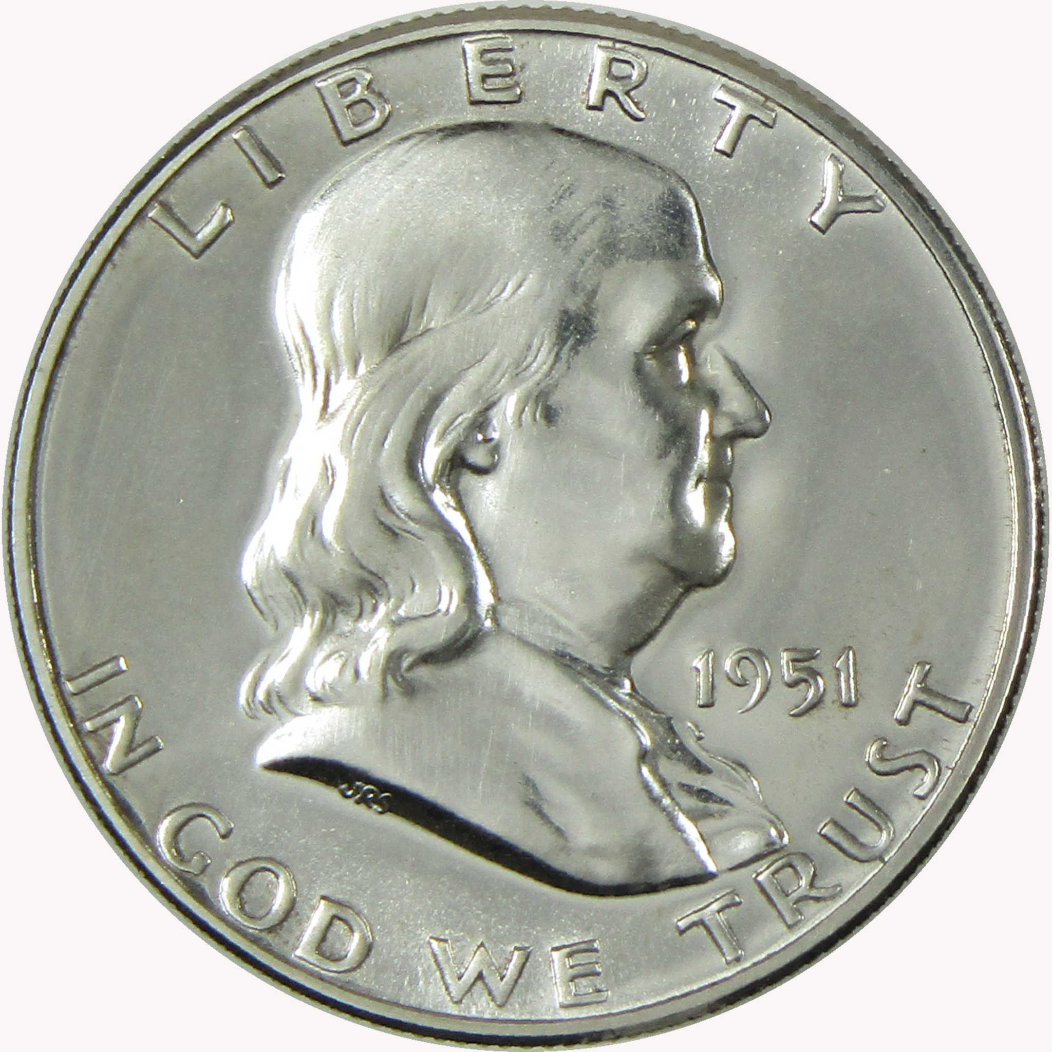 1951 Franklin Silver Half Dollar Proof 50c Coin Collectible SKU:I26607