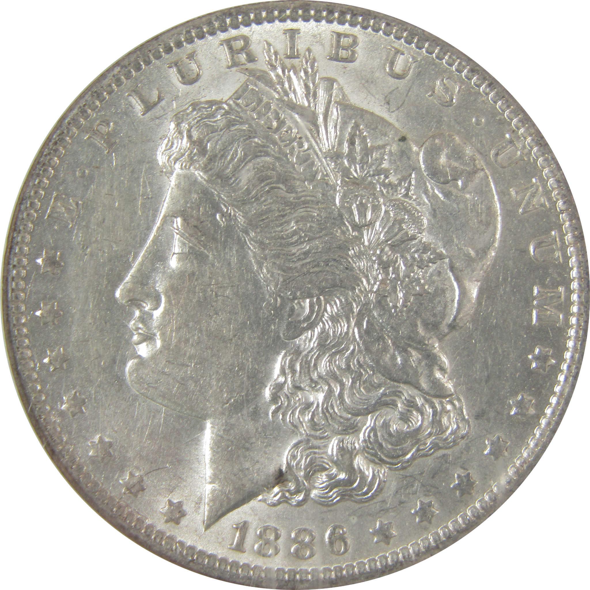 1886 O Morgan Dollar AU 58 NGC Silver $1 Coin SKU:I22556 - Morgan coin - Morgan silver dollar - Morgan silver dollar for sale - Profile Coins & Collectibles