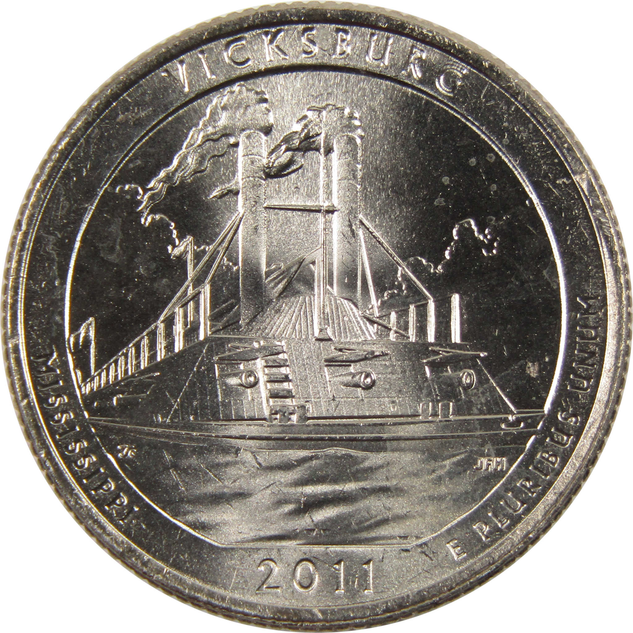 2011 P Vicksburg National Military Park Quarter Uncirculated Clad 25c