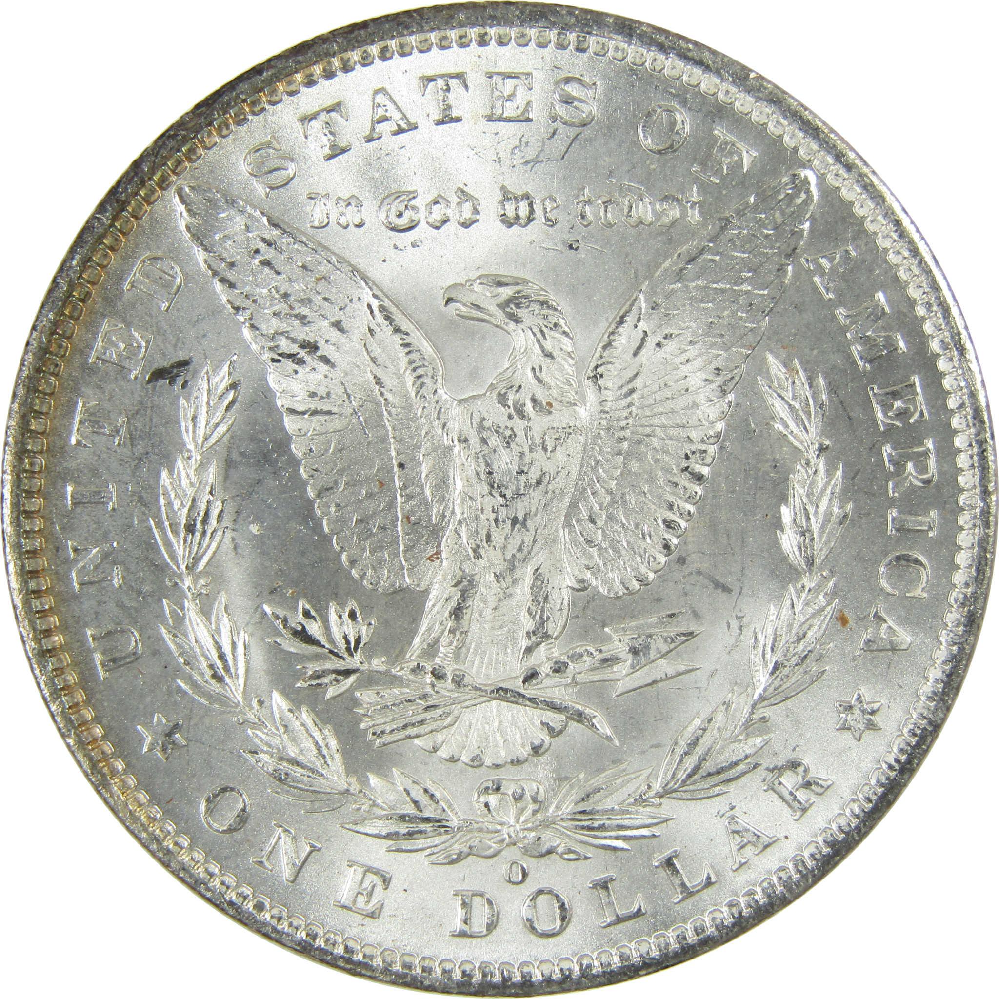 1885 O Morgan Silver Dollar Uncirculated $1 Coin Toned SKU:I27481 - Morgan coin - Morgan silver dollar - Morgan silver dollar for sale - Profile Coins & Collectibles