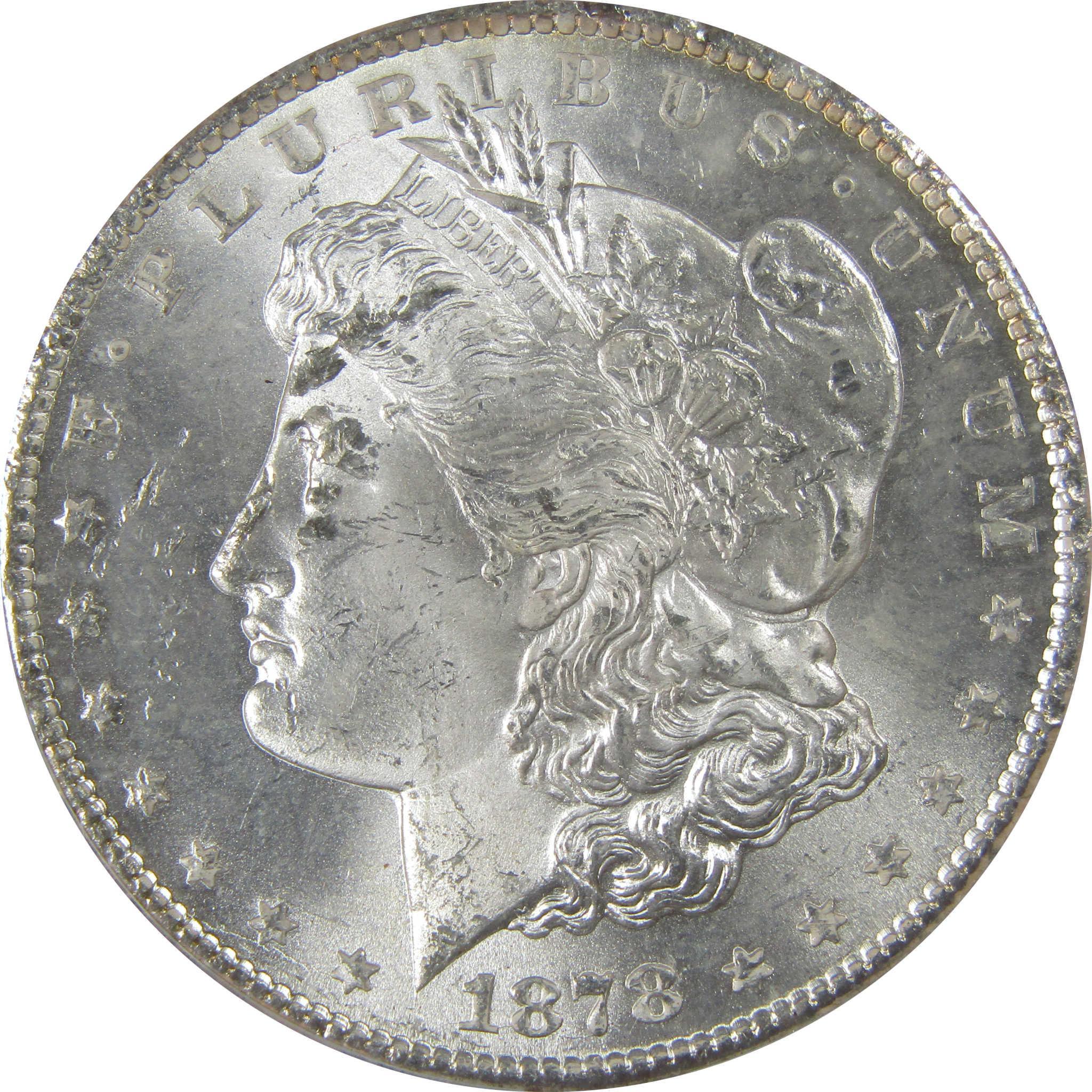 1878 CC Morgan Dollar MS 62 ANACS Silver Uncirculated SKU:I23601 - Morgan coin - Morgan silver dollar - Morgan silver dollar for sale - Profile Coins & Collectibles