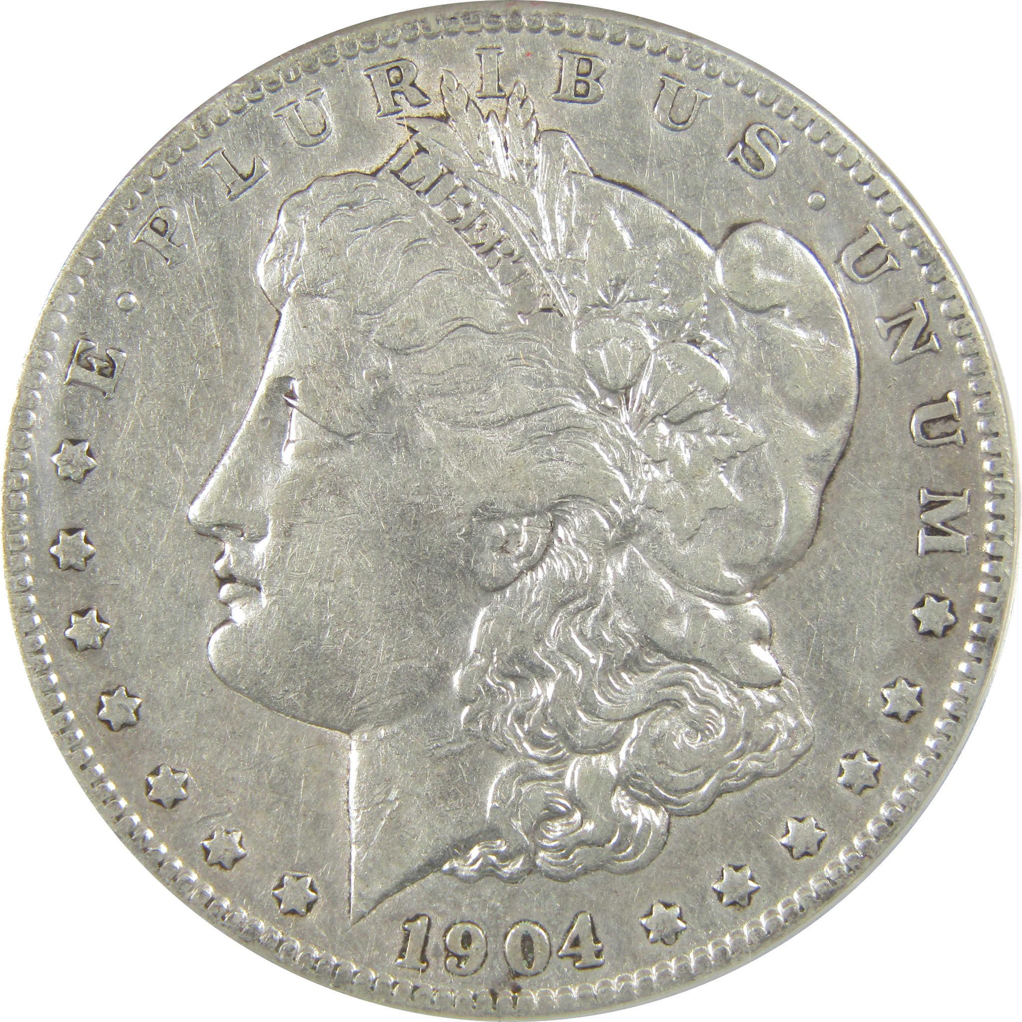 1904 S Morgan Dollar VF 30 Details ANACS Silver $1 Coin SKU:I21169 - Morgan coin - Morgan silver dollar - Morgan silver dollar for sale - Profile Coins & Collectibles