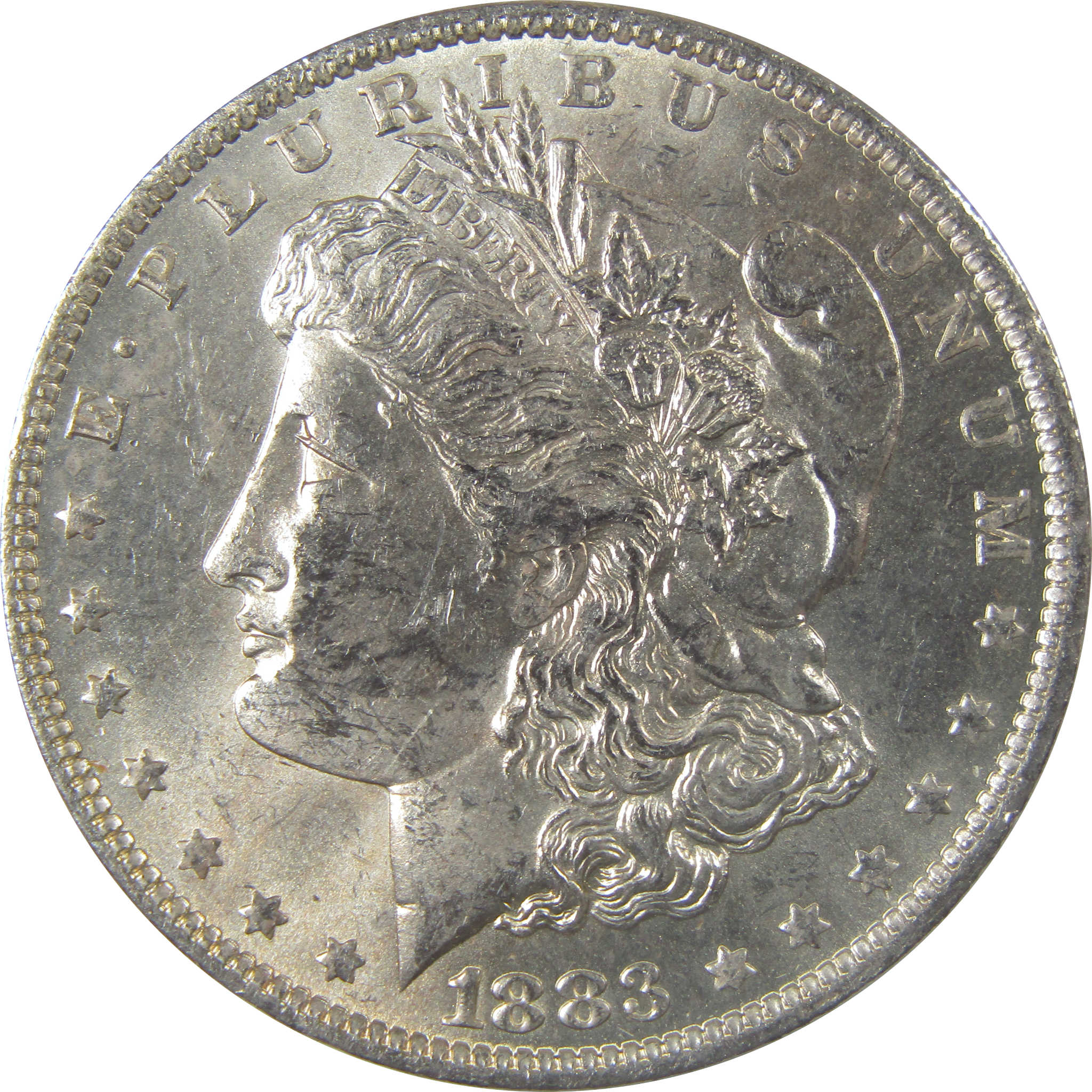 1883 O Morgan Silver Dollar Uncirculated Mint State Toned SKU:I24861