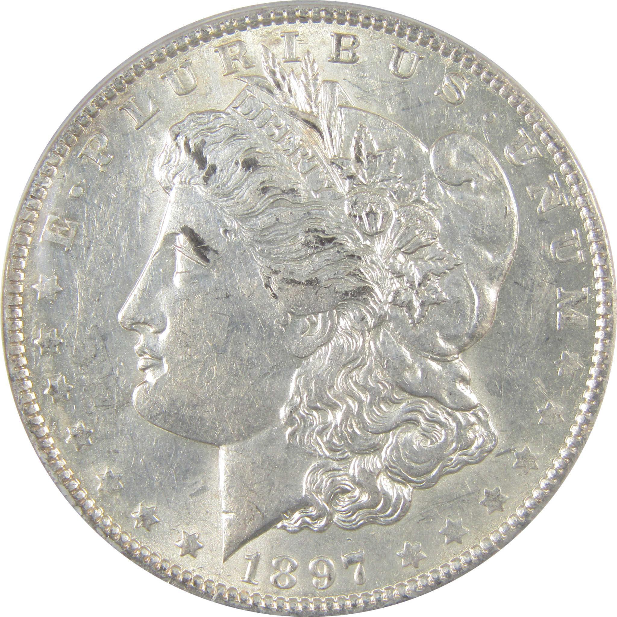 1897 O Morgan Dollar AU 55 Details ANACS Silver $1 Coin SKU:I19260 - Morgan coin - Morgan silver dollar - Morgan silver dollar for sale - Profile Coins & Collectibles