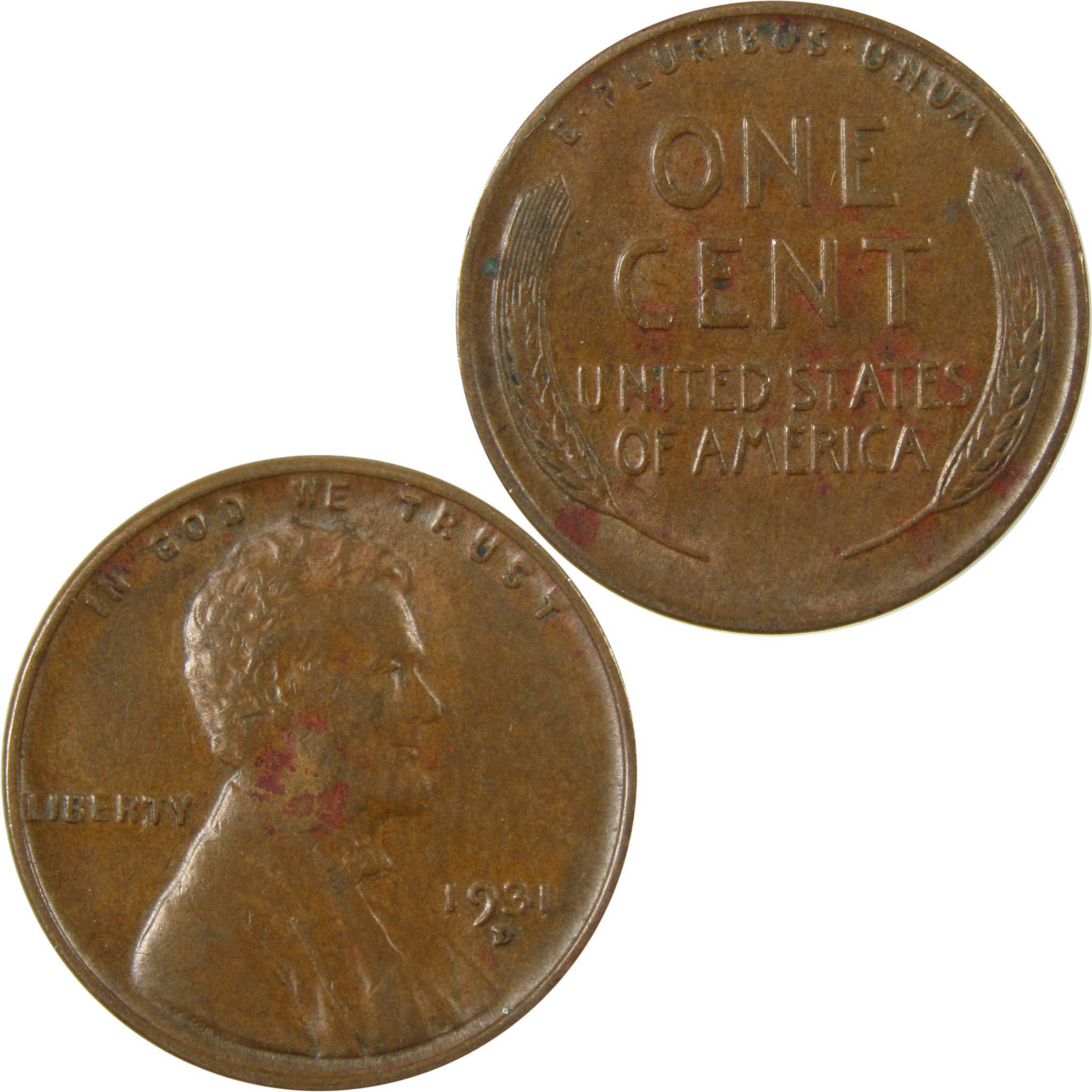 1931 D Lincoln Wheat Cent AU About Uncirculated Penny SKU:I26822