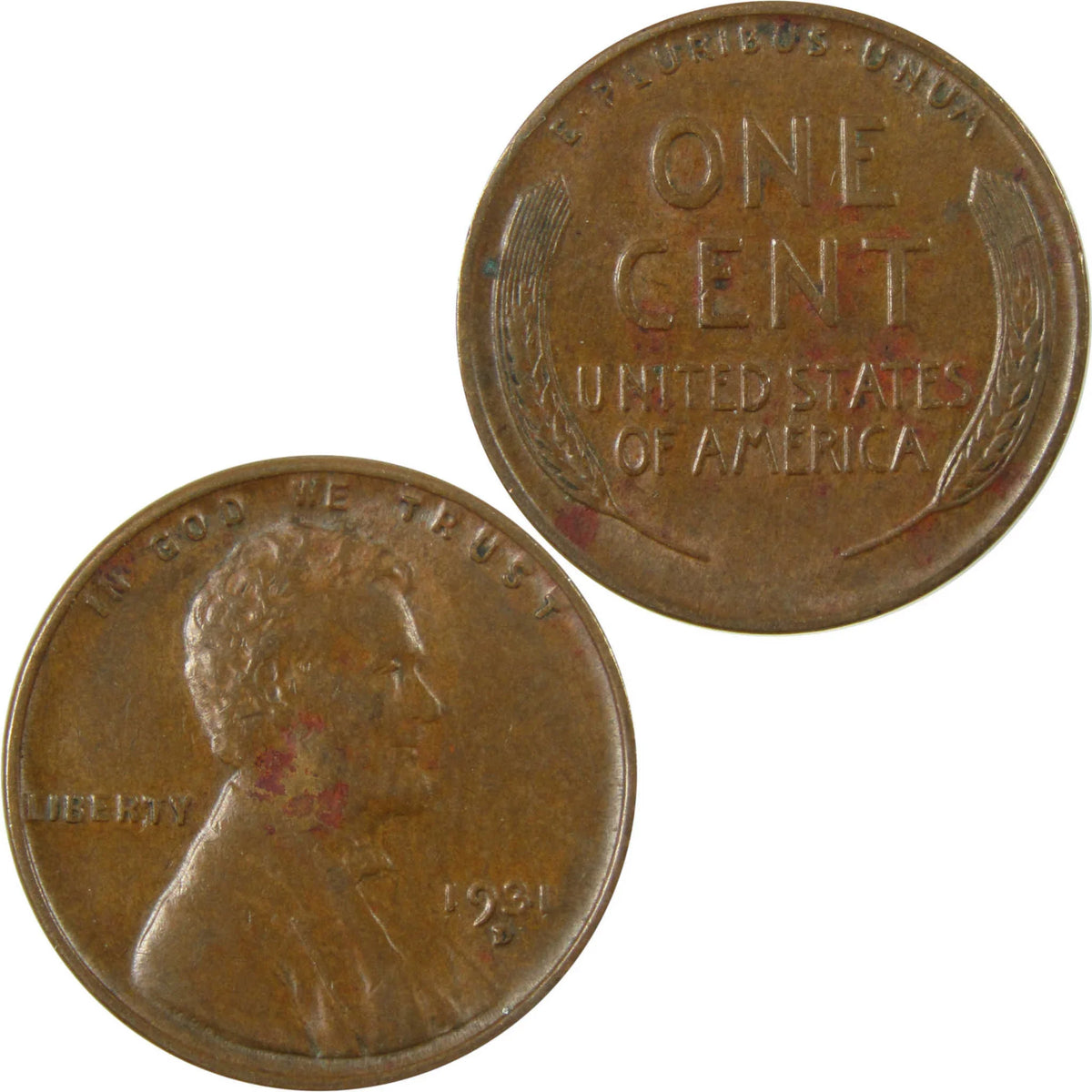 1931 D Lincoln Wheat Cent AU About Uncirculated Penny SKU:I26822
