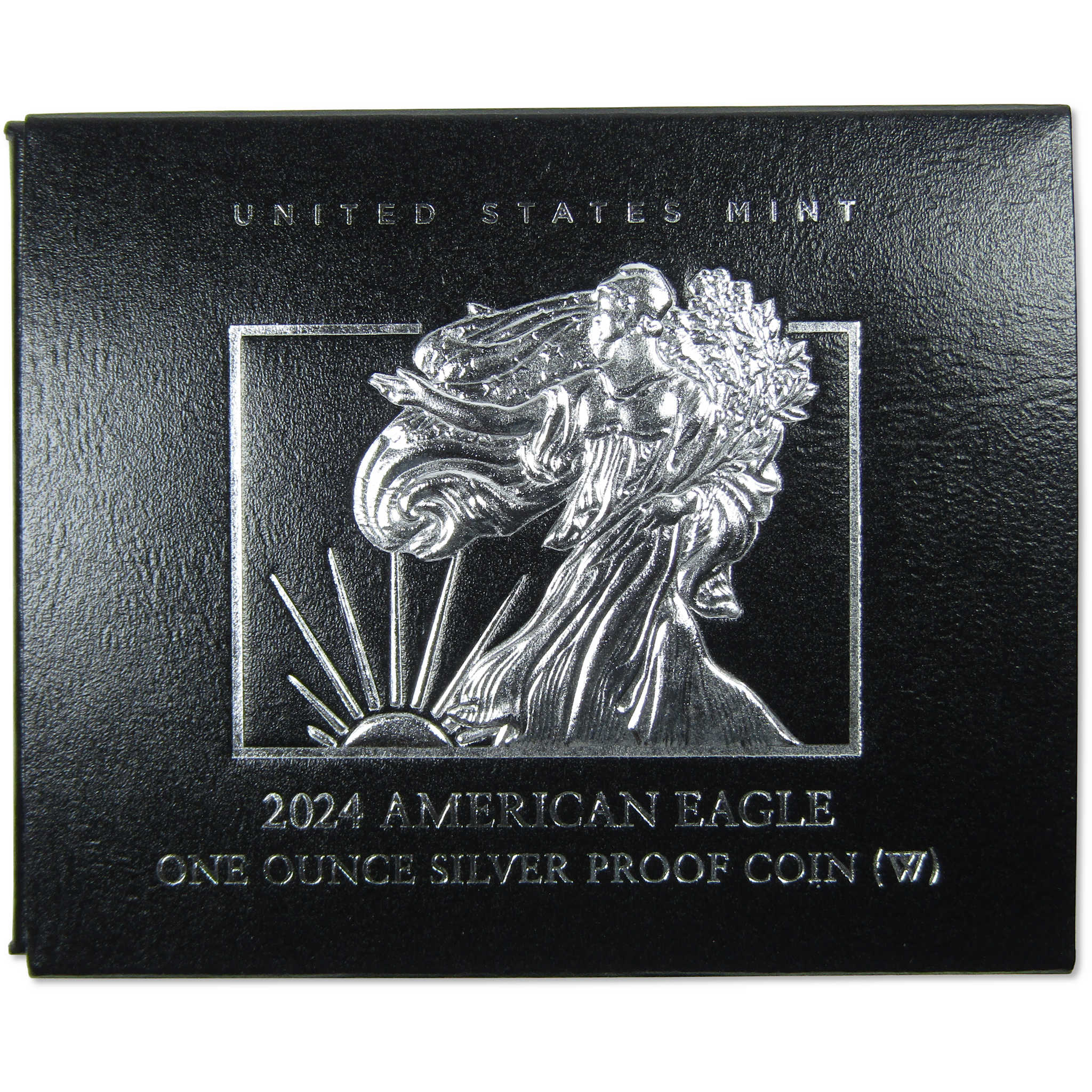 2024 W American Silver Eagle Proof $1 Coin Collectible OGP COA