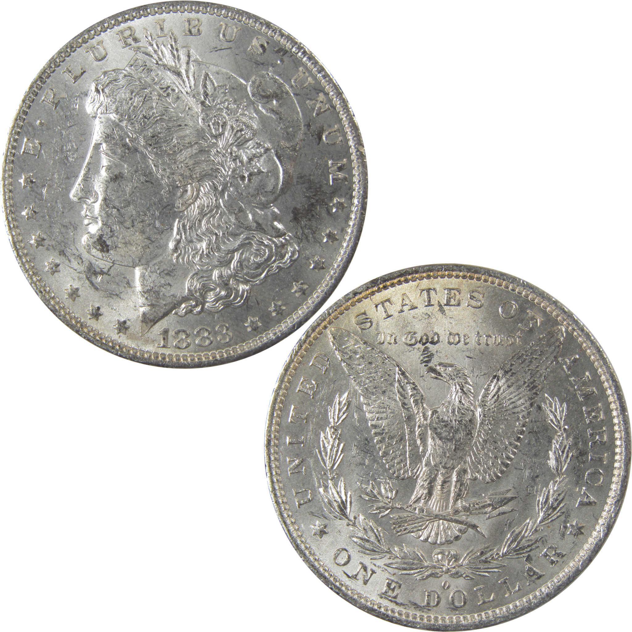 1883 O Morgan Silver Dollar Uncirculated Mint State Toned SKU:I24872