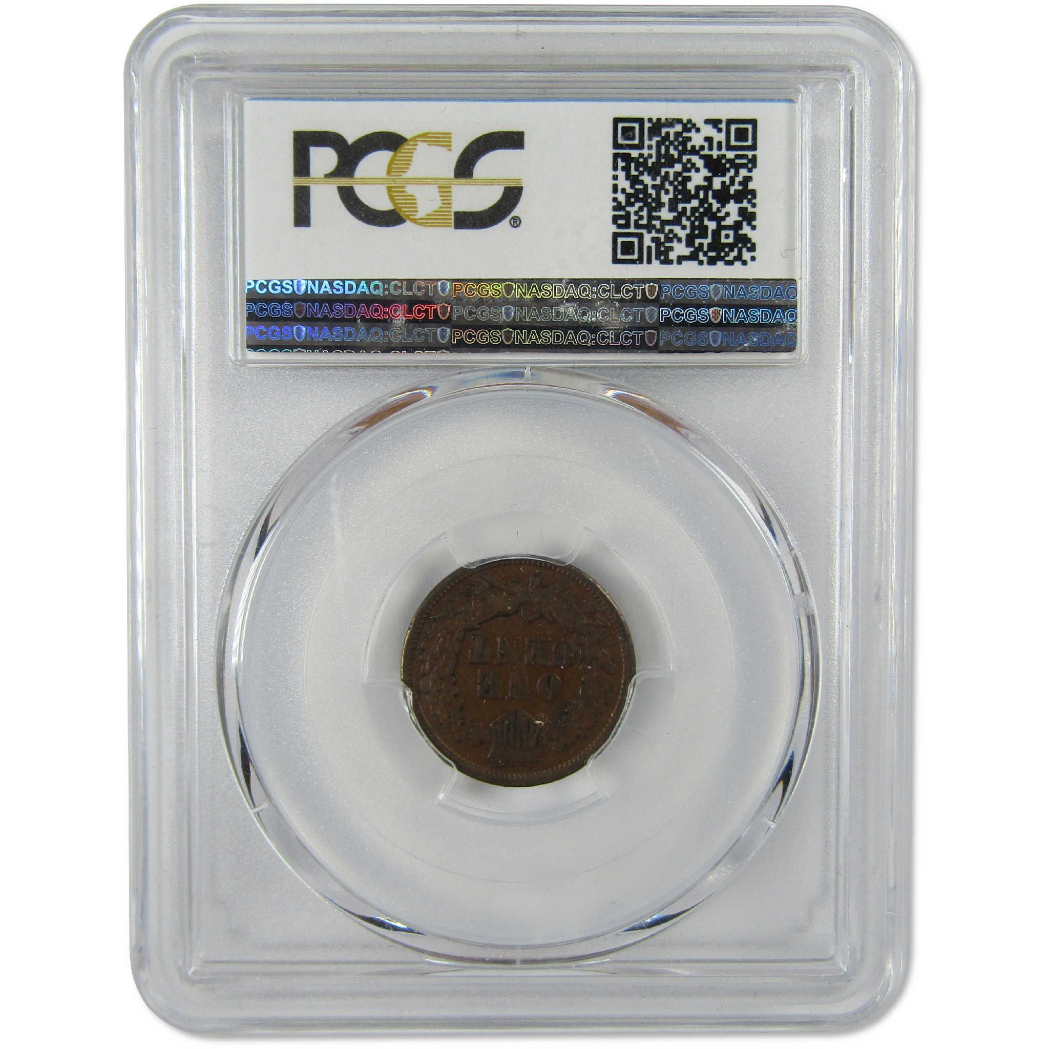 1864 L Repunched Date FS-2303 Indian Head Bronze Cent XF 40 PCGS Penny