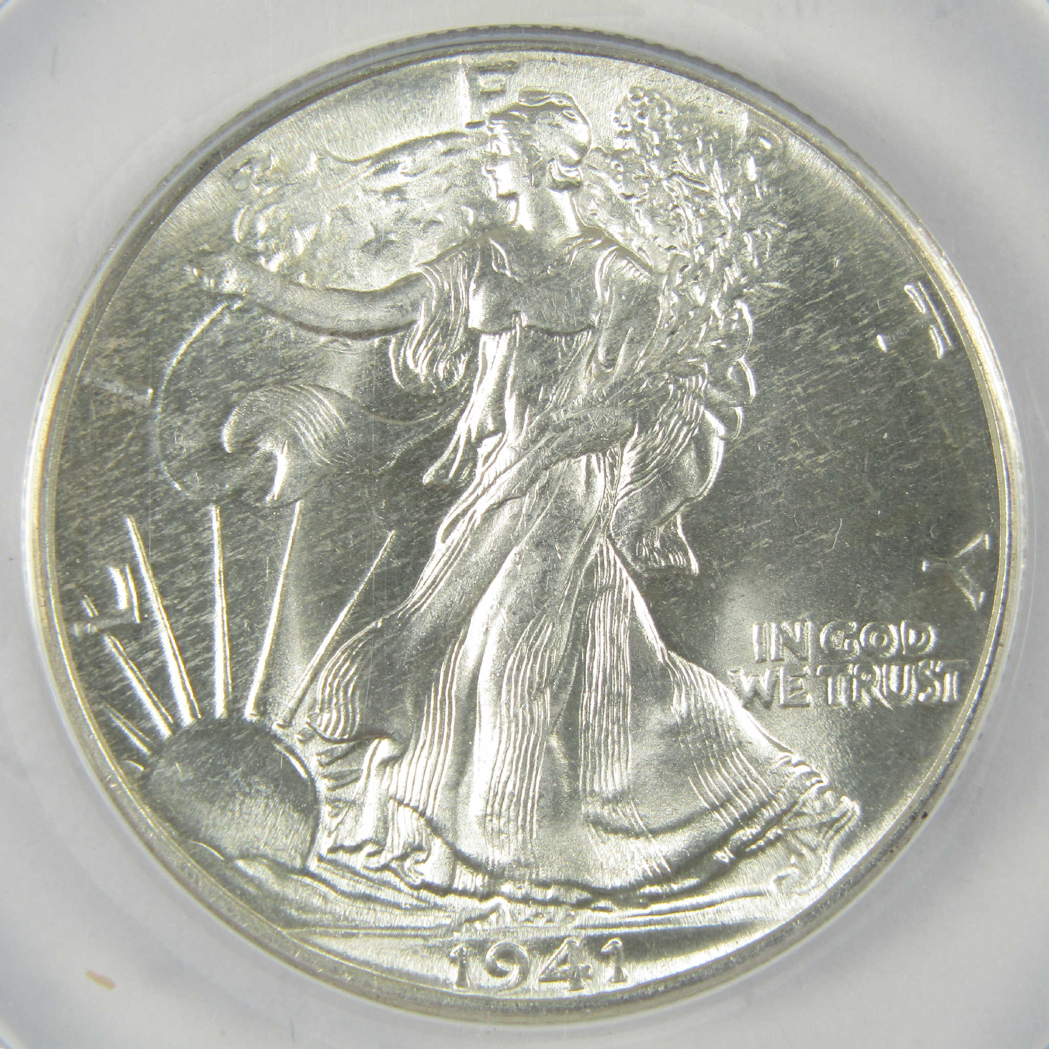 1941 Liberty Walking Silver Half Dollar MS 64 ANACS Uncirculated