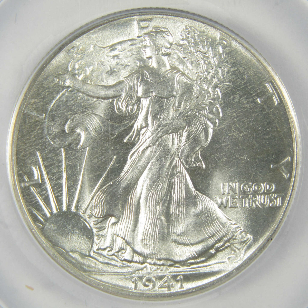 1941 Liberty Walking Silver Half Dollar MS 64 ANACS 50c Coin