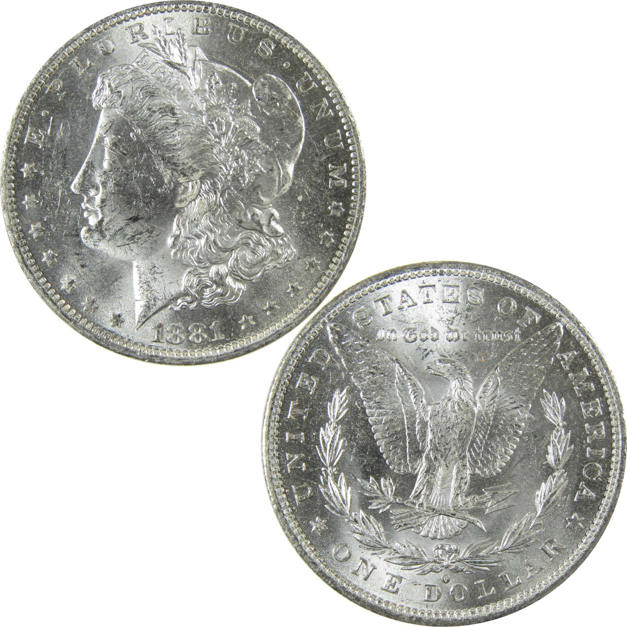 1881 O Morgan Silver Dollar Uncirculated Mint State $1 Coin SKU:I27688 - Morgan coin - Morgan silver dollar - Morgan silver dollar for sale - Profile Coins & Collectibles