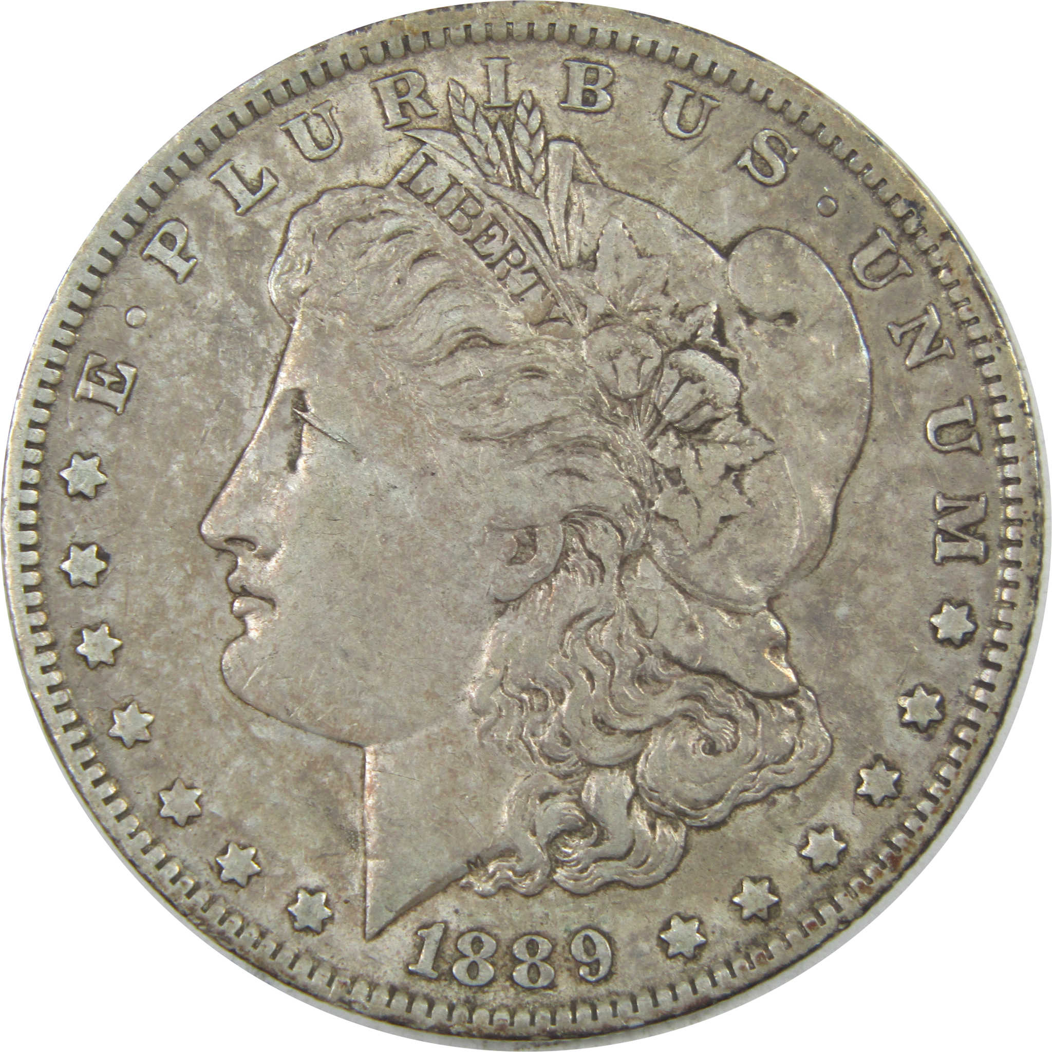 1889 O Morgan Dollar XF EF Extremely Fine Silver $1 Coin SKU:I15475 - Morgan coin - Morgan silver dollar - Morgan silver dollar for sale - Profile Coins & Collectibles