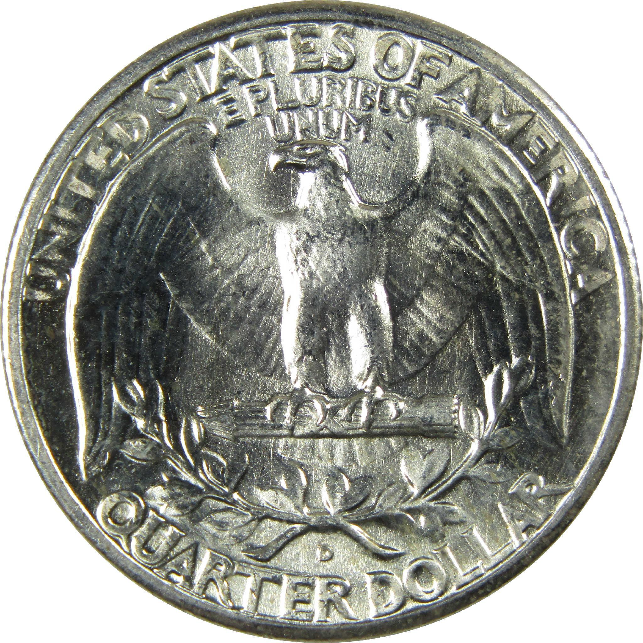 1941 D Washington Silver Quarter BU Choice Uncirculated Mint State