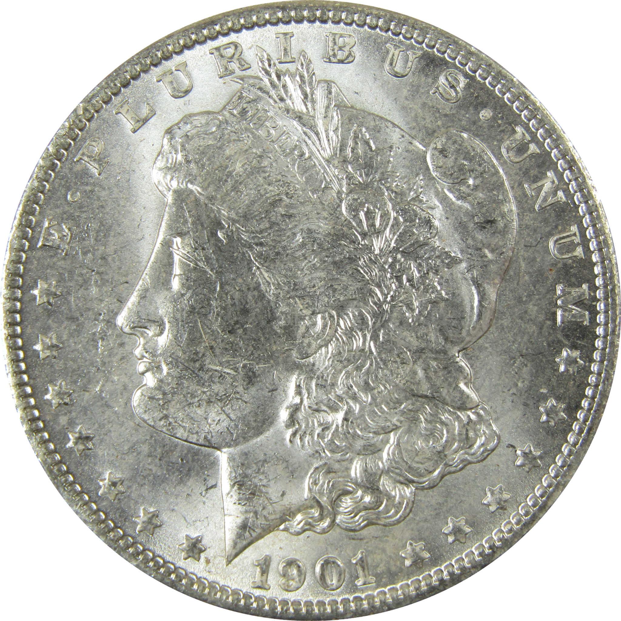 1901 O Morgan Silver Dollar Uncirculated Mint State $1 Coin SKU:I27760 - Morgan coin - Morgan silver dollar - Morgan silver dollar for sale - Profile Coins & Collectibles